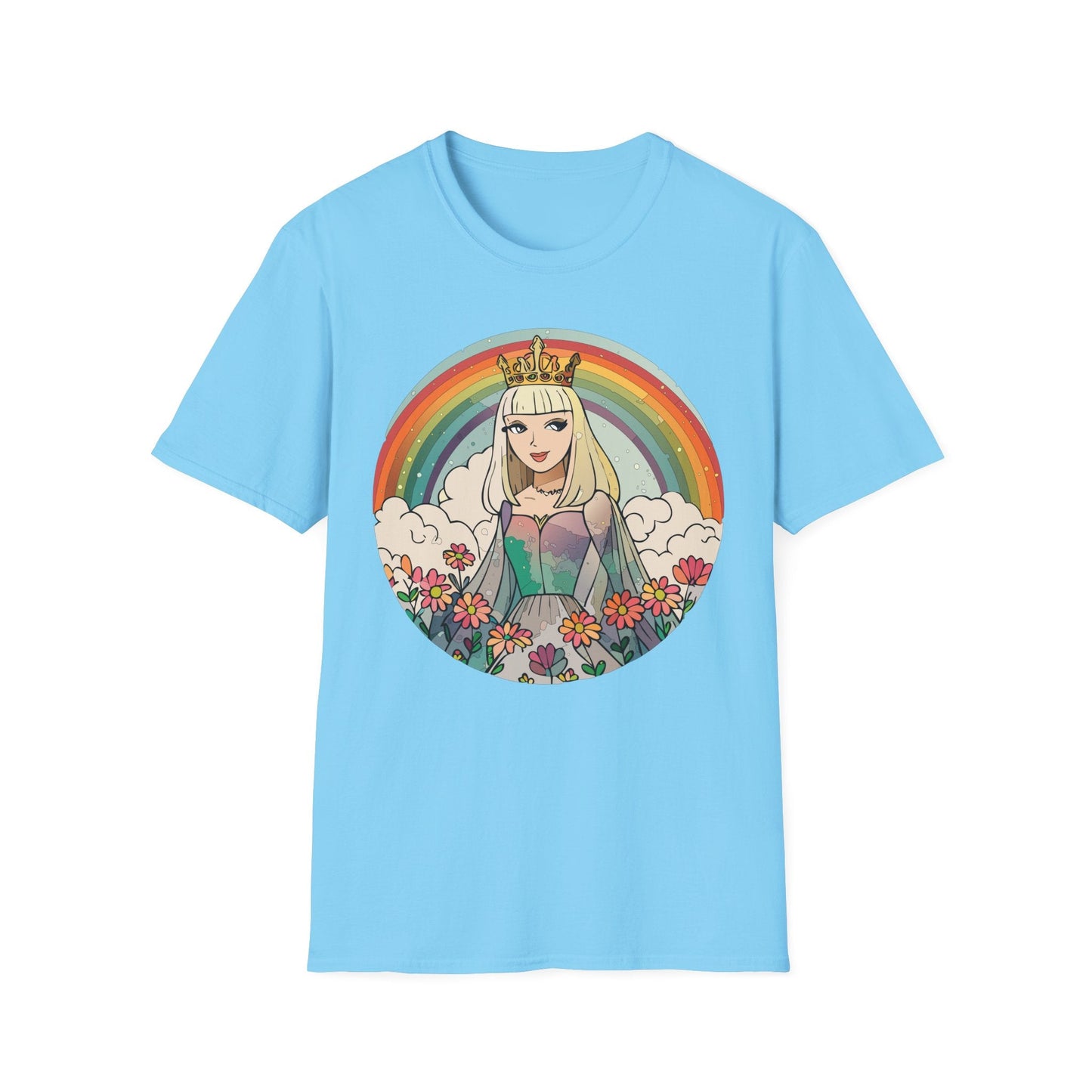 Womens Graphic T Shirt Art Design Tee Softstyle 100 Percent Ring Spun Cotton Comfort