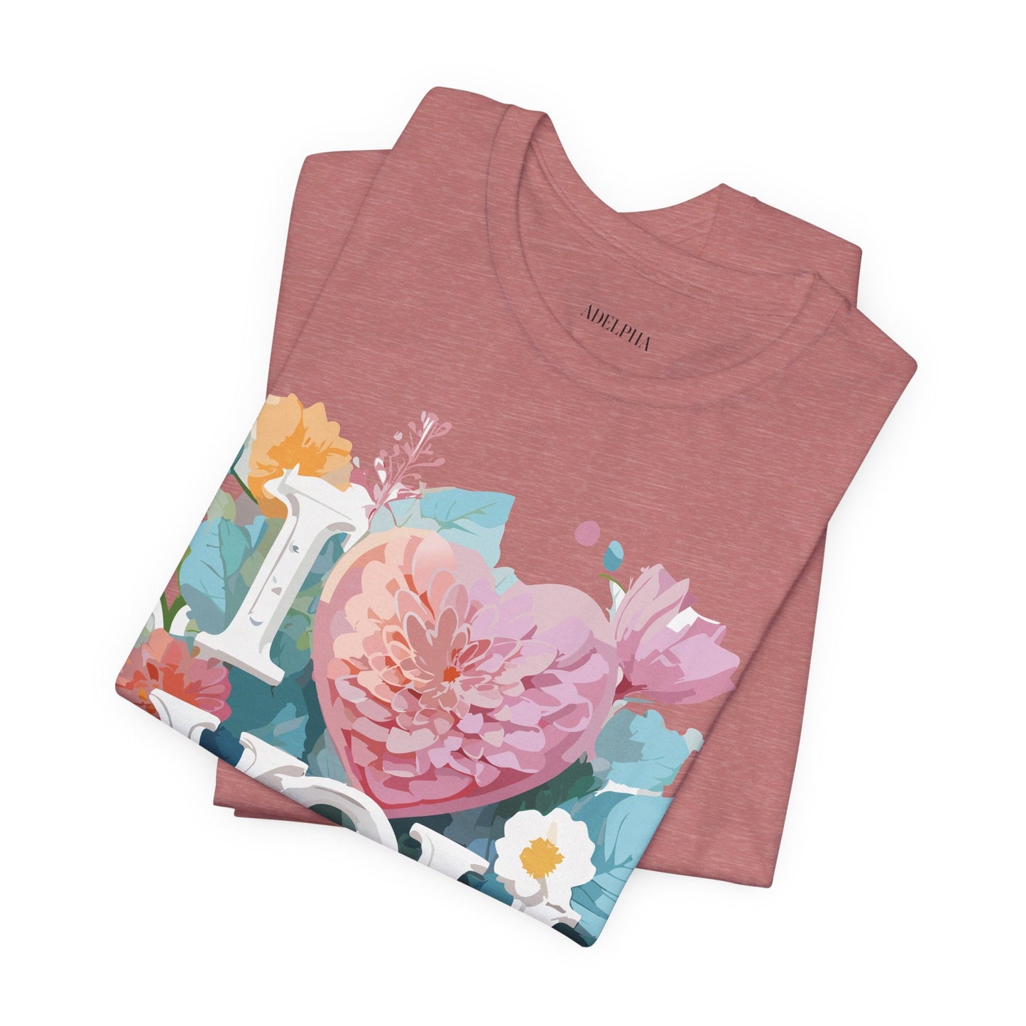 Valentine Graphic T Shirt Unisex Jersey Short Sleeve Tee With Adelpha Artwork Design