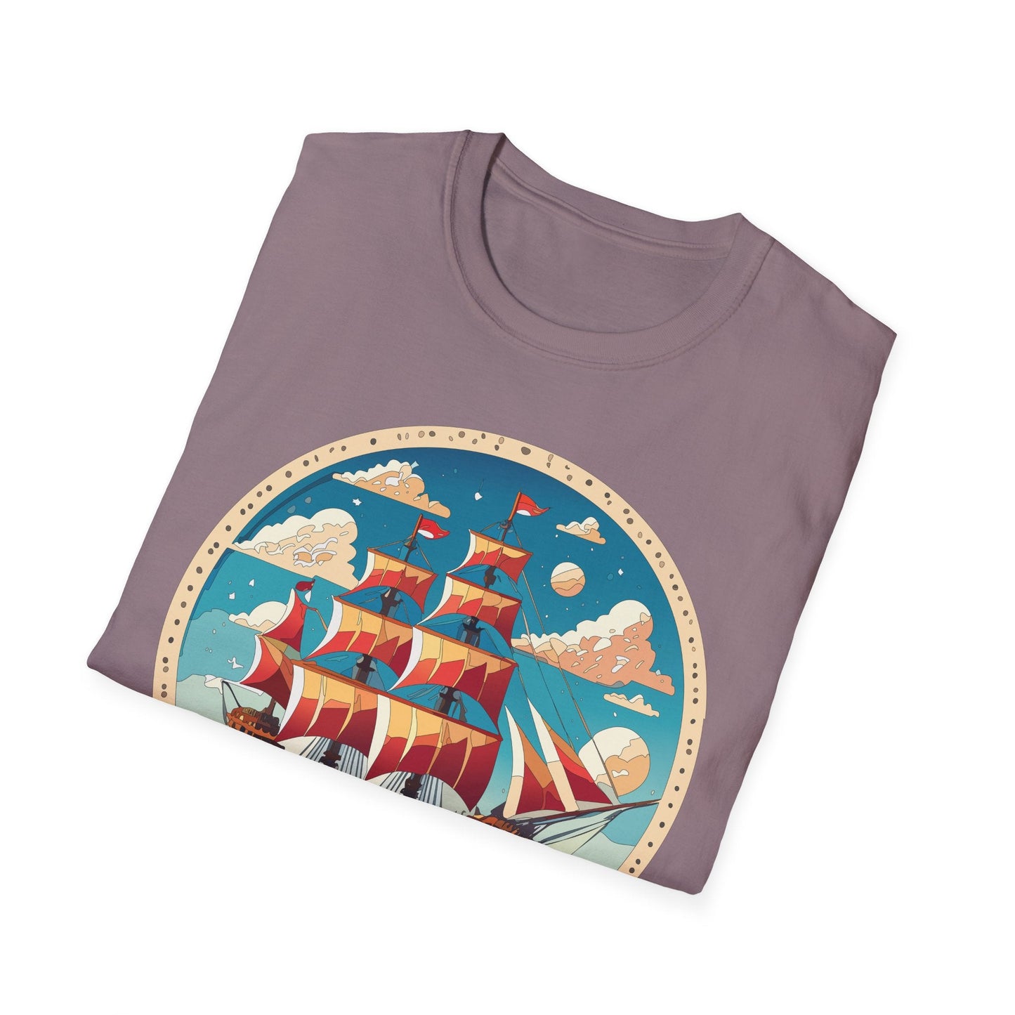 Unisex Ship T Shirts Frigate T Shirts Vessel Tee Shirt Gildan Softstyle 64000 Premium Cotton