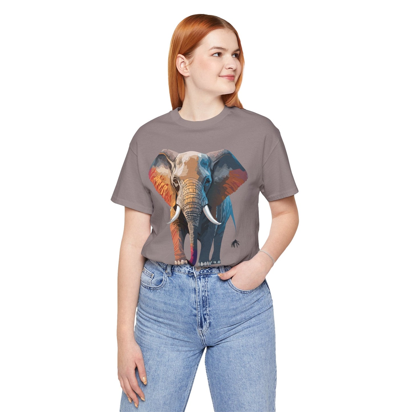 Unisex Animal Shirt With Animals Art Design Graphic Tee Short Sleeve Wild Animals