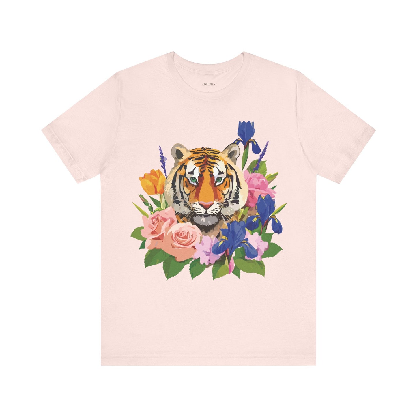 Tiger Graphic T Shirt Unisex Jersey Short Sleeve Art Design Tee Adelpha Vintage Inspired