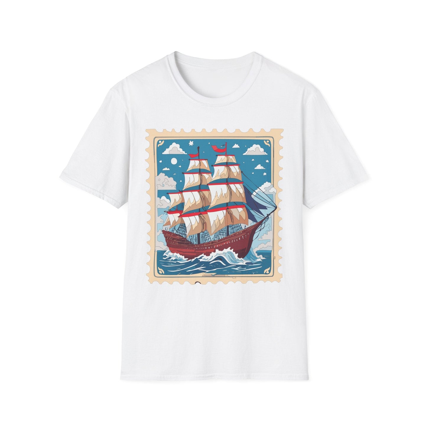 Unisex Softstyle Gildan 64000 Short Sleeve T Shirt Vessel Ship Frigate Tee For Everyday Comfort