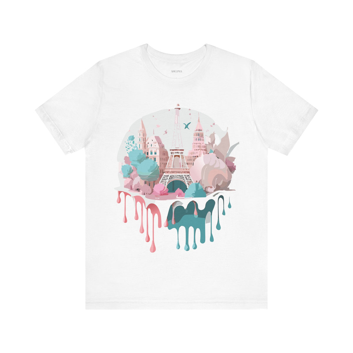 Unisex Cotton Bella+Canvas Tee with Paris