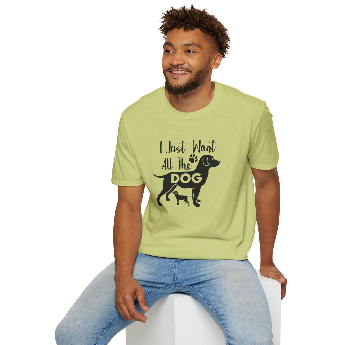 Dog Slogan T Shirts With Funny Quotes Unisex Gildan Softstyle 64000 Premium Cotton Tee