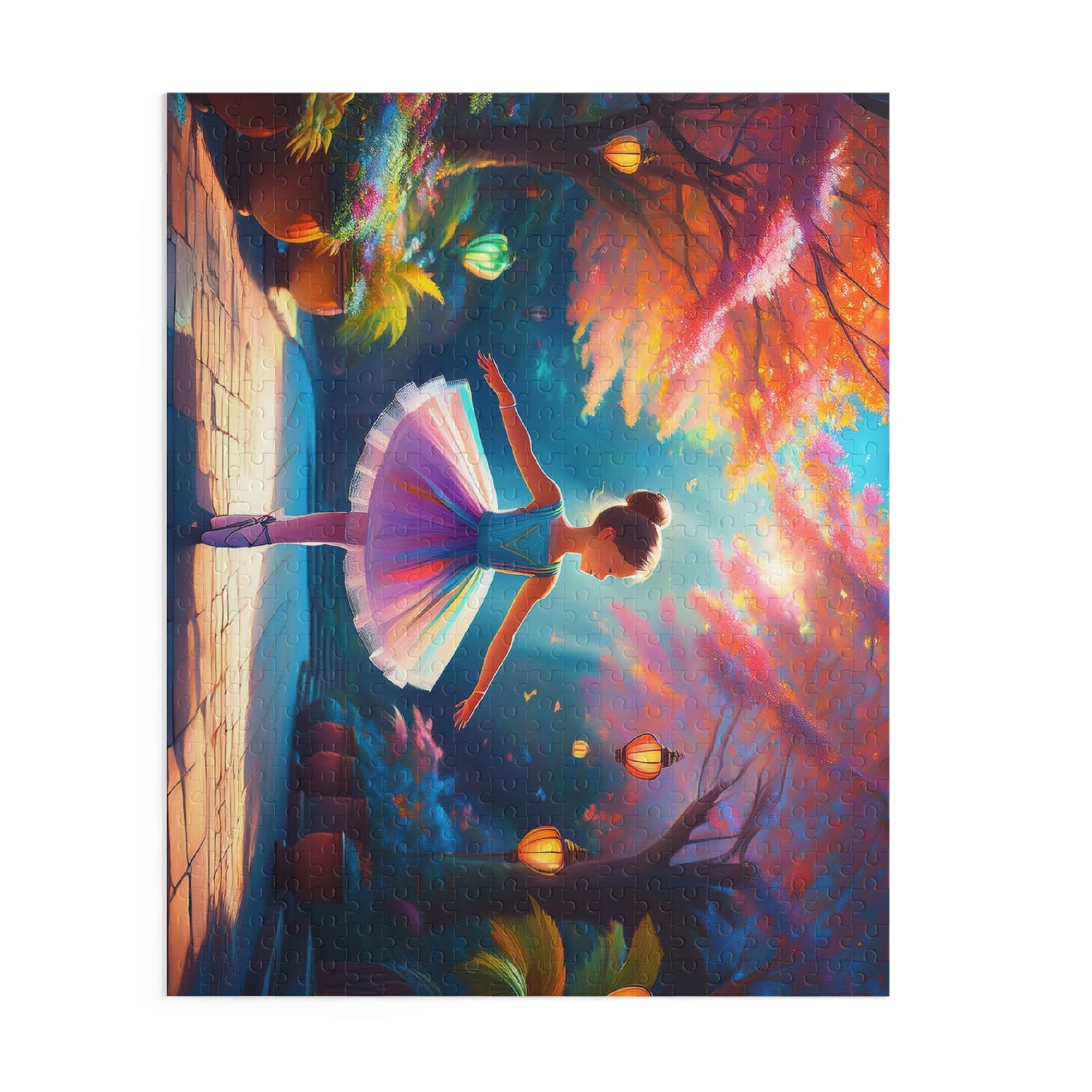 Ballerina Puzzle 500-Chipboard Pieces in Box | Kids Puzzles Size: 16" x 20",  Ages 9+ and Family pn20