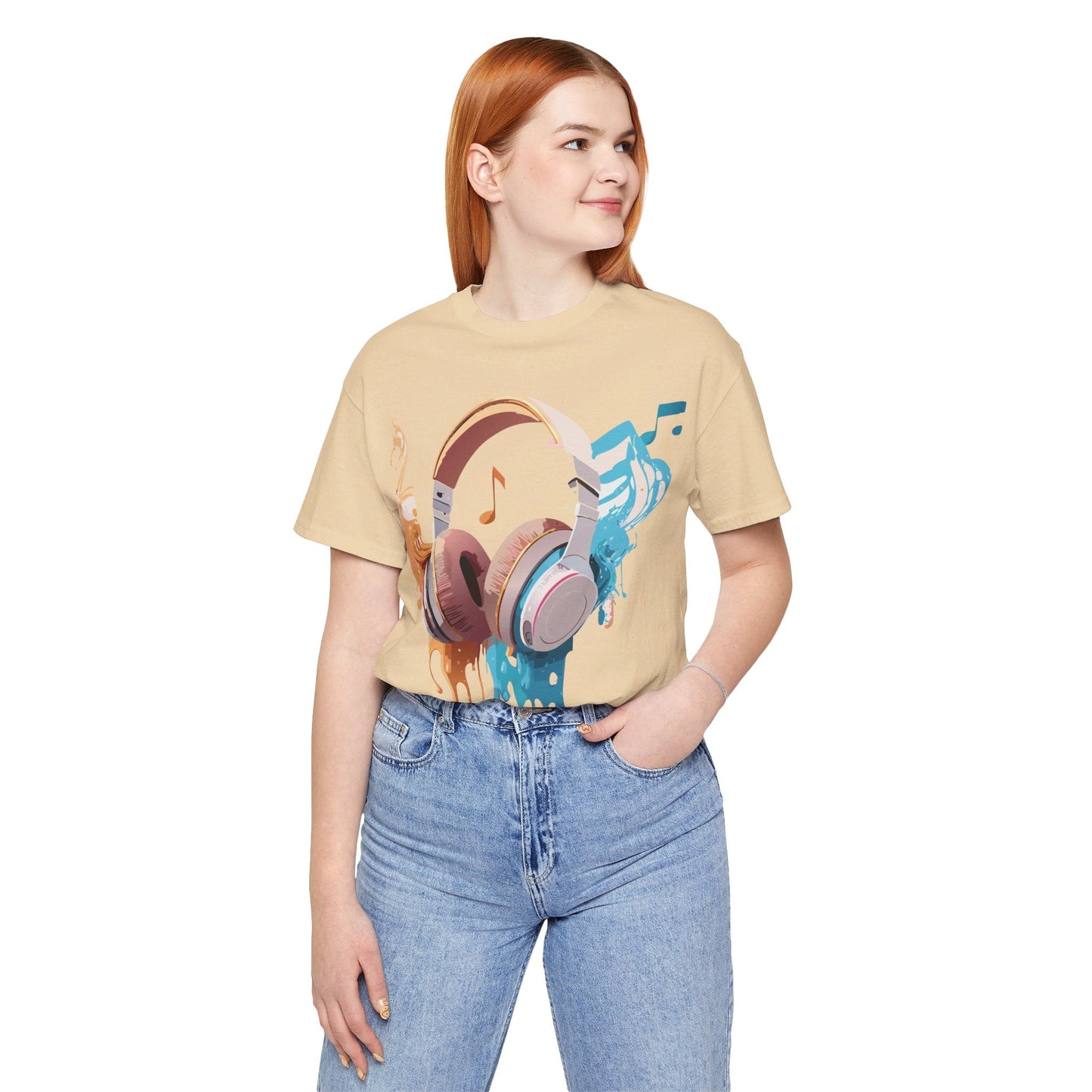 Unisex Graphic T Shirt With Vintage Music Inspired Artwork From Adelpha Short Sleeve Tee