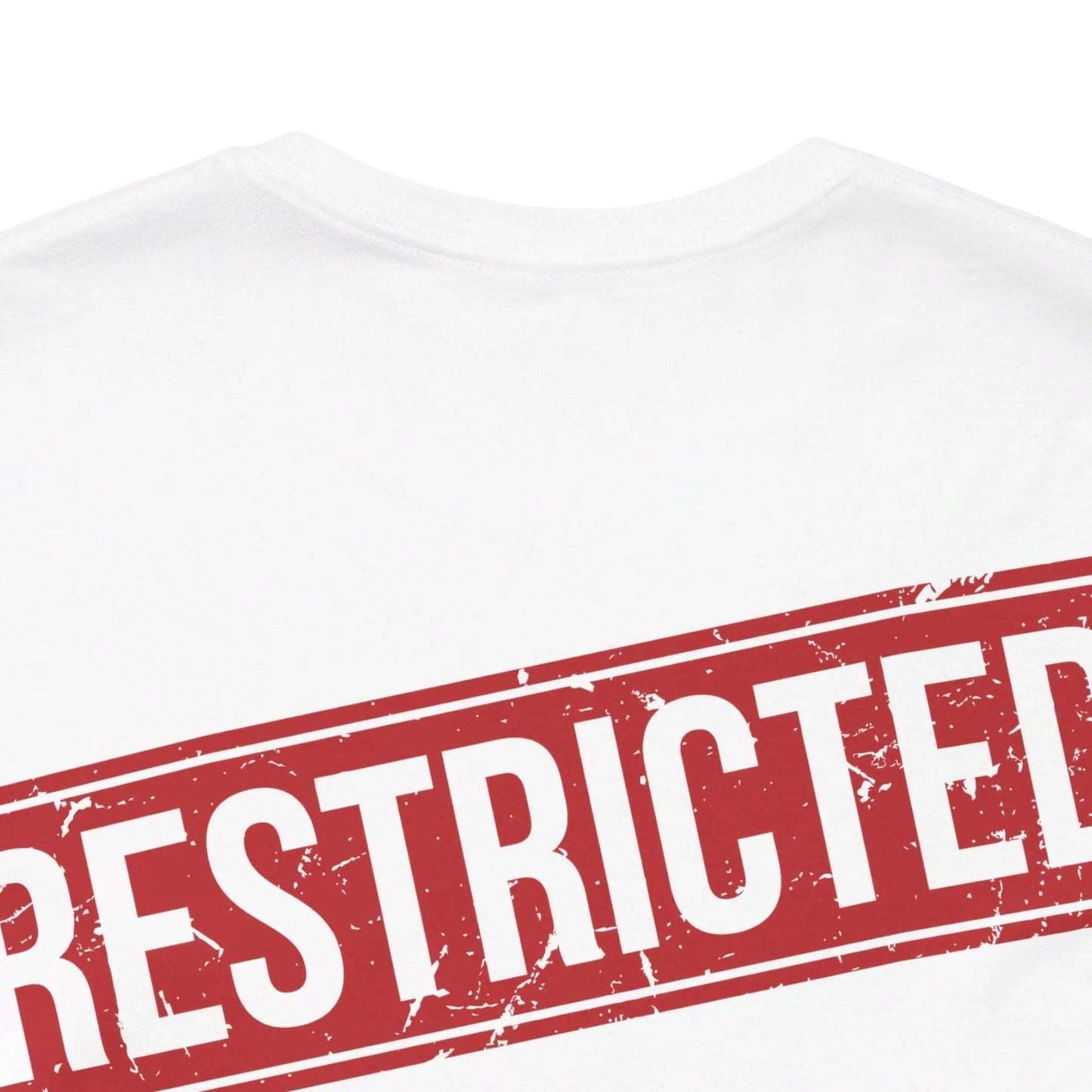 Bad Galaxy Tee Shirt With Red Stamp 100 Percent Cotton Made In USA Eco Friendly Inks
