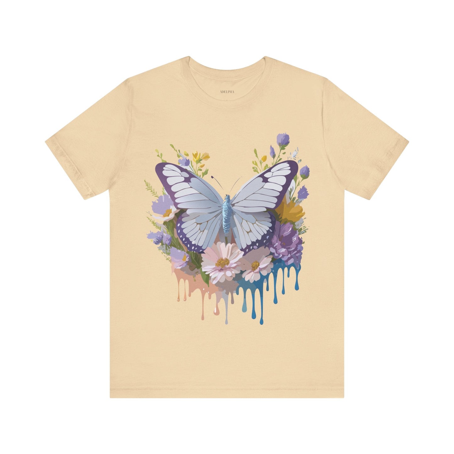 Adelpha Vintage Inspired Graphic Tee Unisex Short Sleeve Shirt