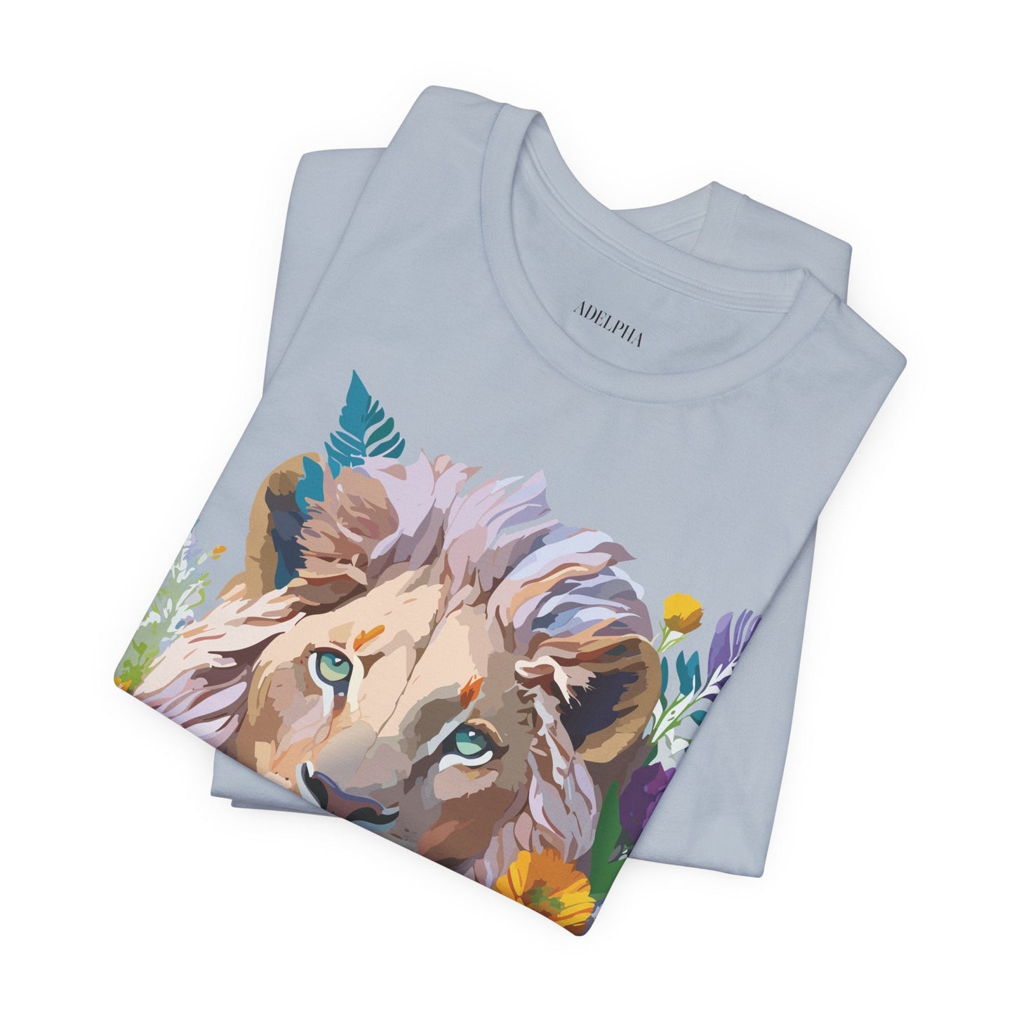 Lion Graphic Unisex 100 Cotton Vintage Animal Artwork Tee 3