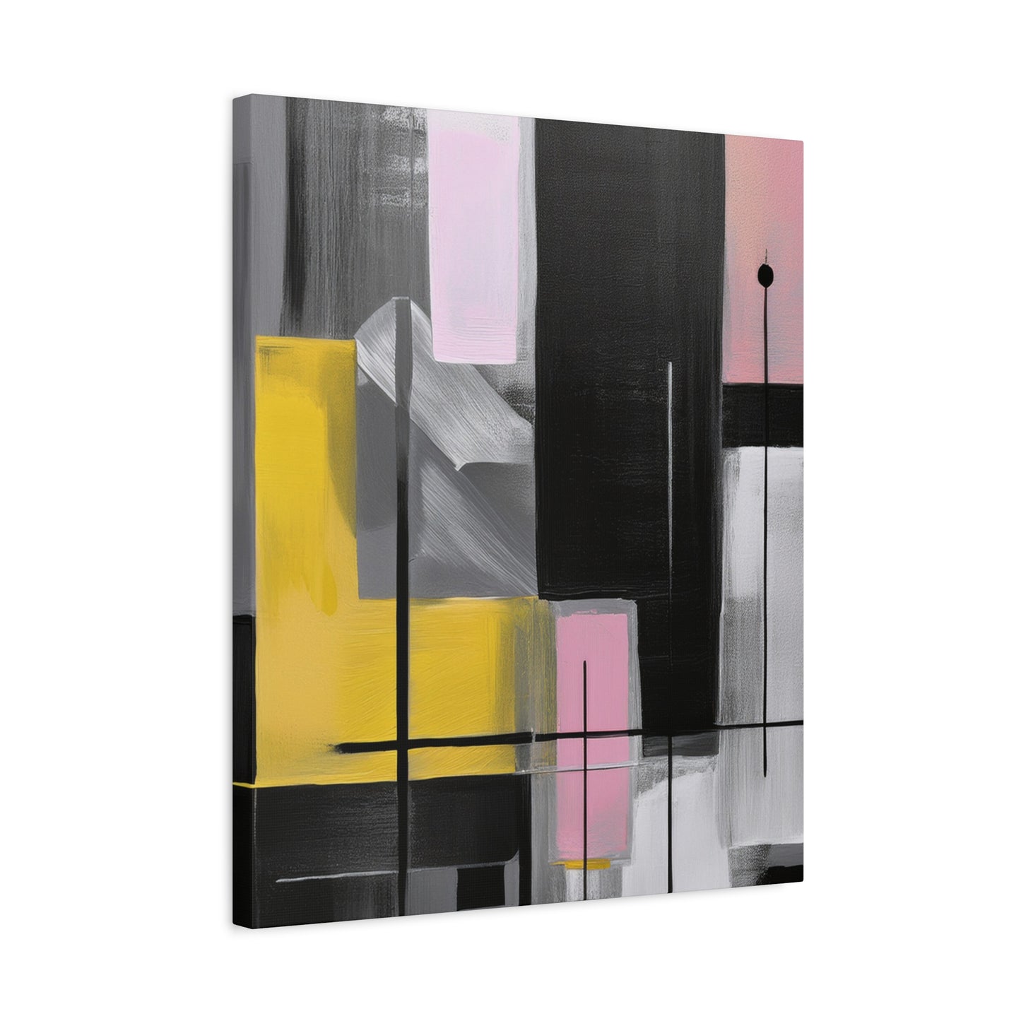 Abstract Geometric Painting Print Canvas 20x24,20x30,24x30 24x32,24x36,30x40 32x48,36x48,40x60 Pine-Wood Inner Frame ABS-39