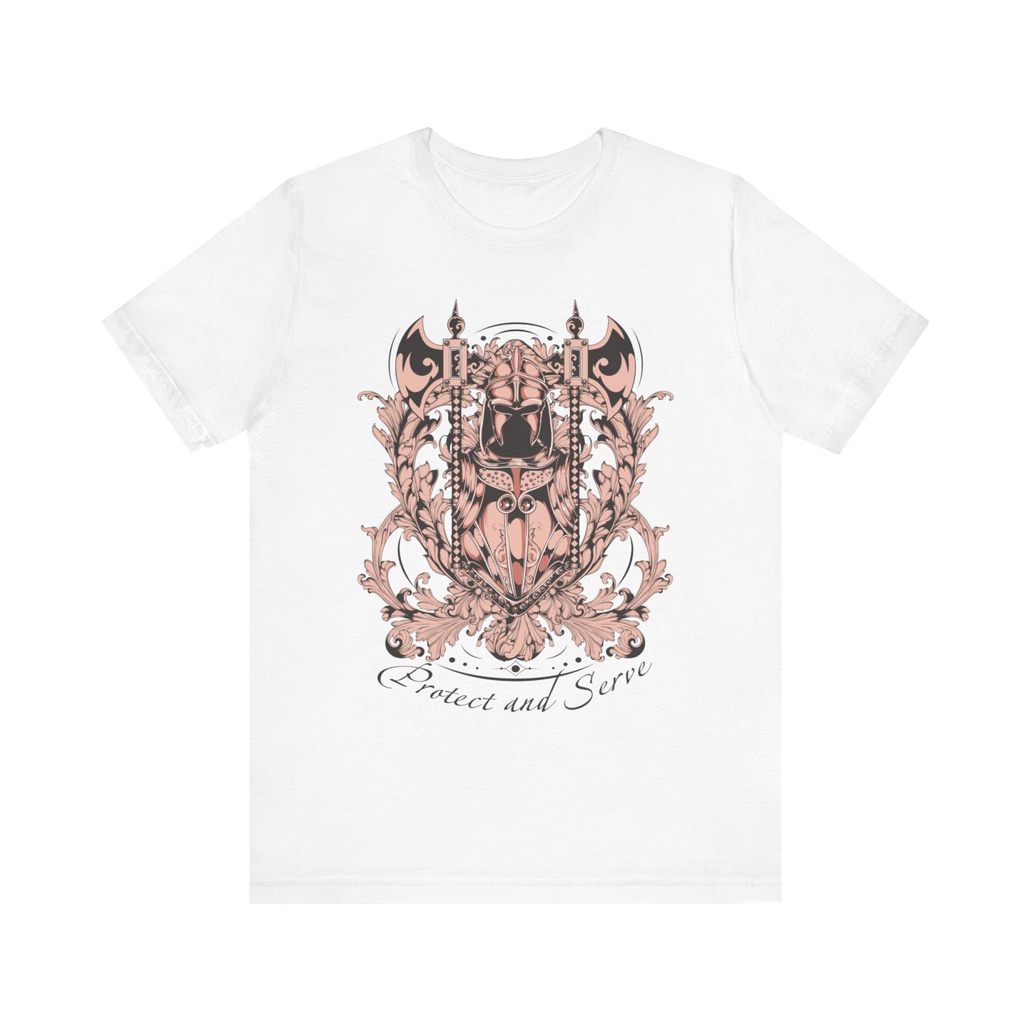 Protect and Serve Graphic Tee, Artistic Tee, Graphic T-Shirt, Artistic T-Shirt, Vintage Shirt, Gifts for Police Officers