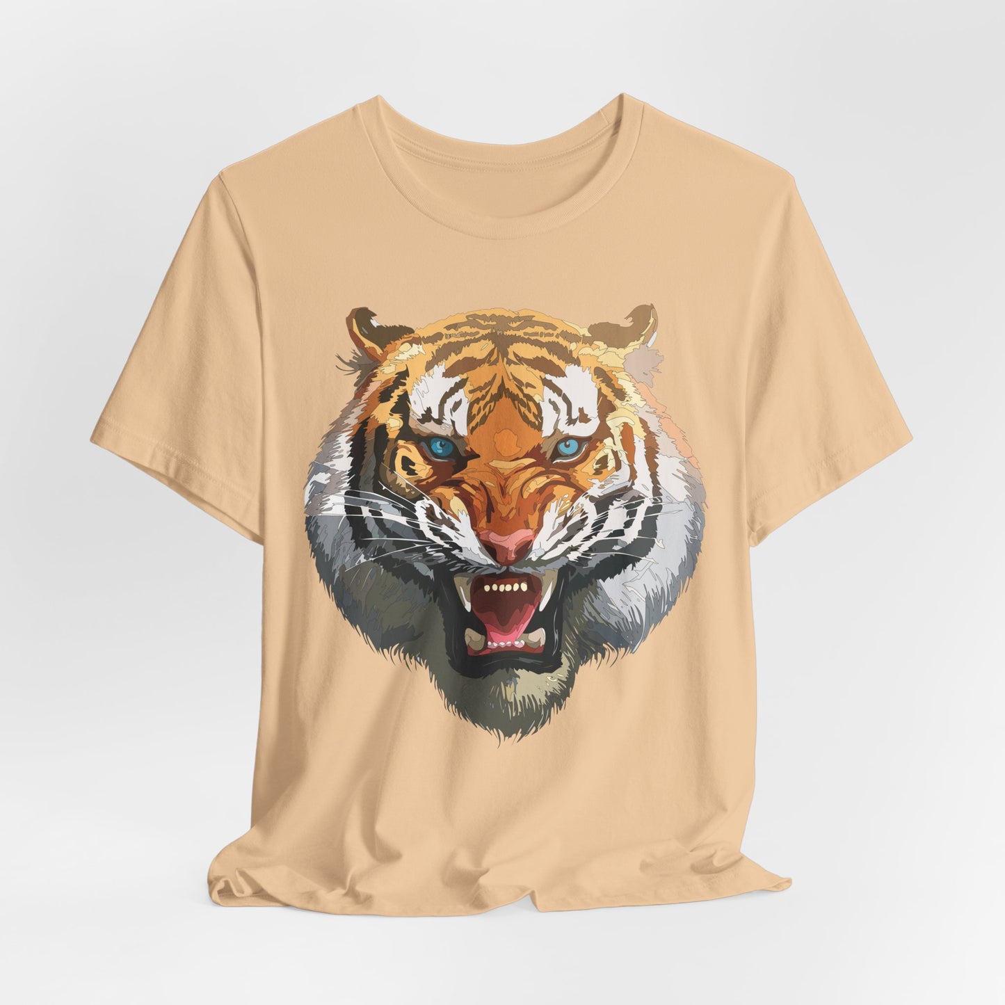 Tiger Shirt, Animal Shirt, T-Shirt with Tiger, Art Design Tee, Wild Animals Tees, Safari T-Shirt, Graphic Design Tee 15
