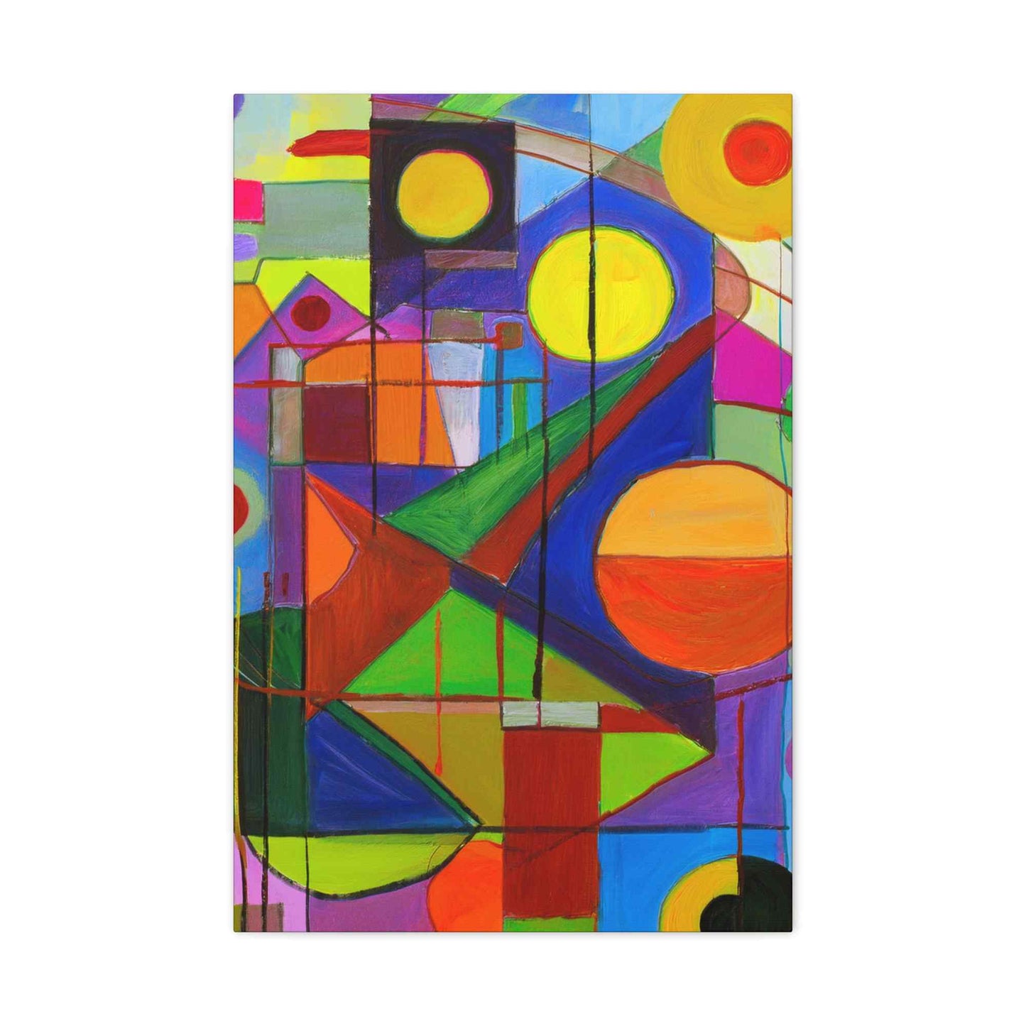 Abstract Painting Print Canvas 20x24,20x30,24x30, 24x32,24x36,30x40, 32x48,36x48,40x60 Pine-Wood Inner Frame ABS-5