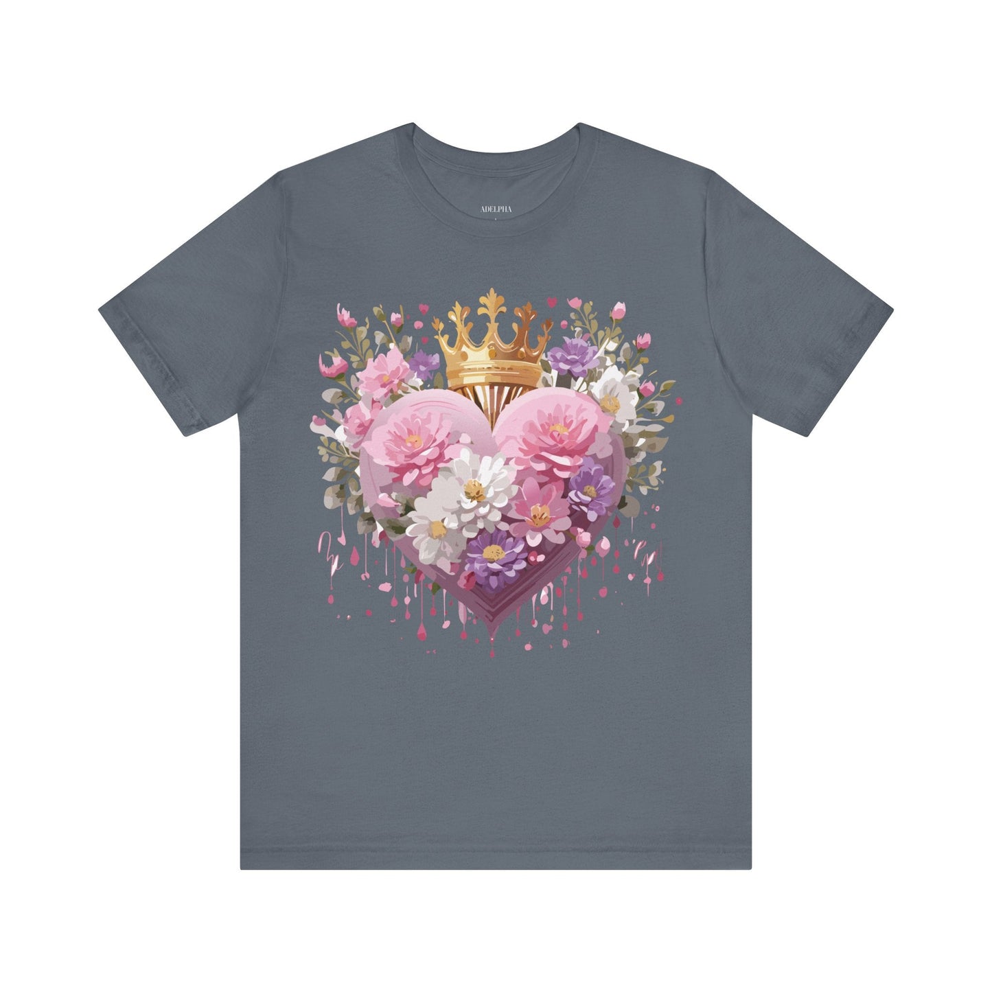 Valentine Graphic T Shirt Unisex Jersey Short Sleeve Adelpha Art Design Tee Vintage Inspired