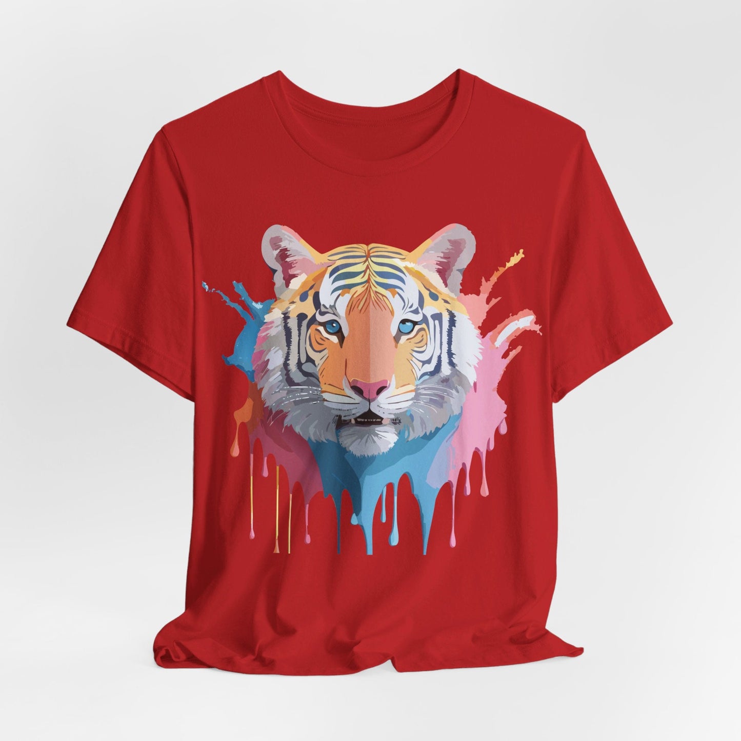 Tiger Graphic Tee By Adelpha Unisex Short Sleeve Vintage Inspired Art Shirt Premium Quality