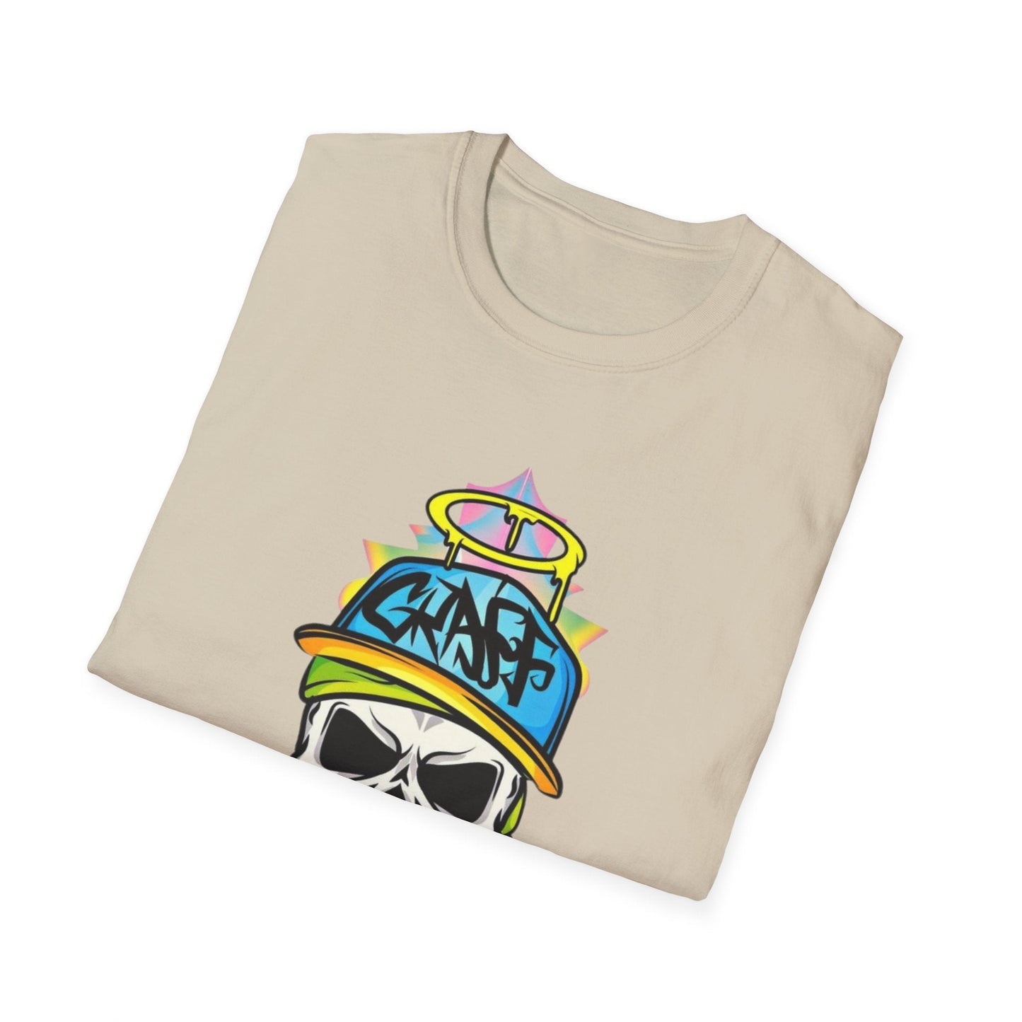 Skull Graphic Unisex Cotton T-shirt with Skeleton Artwork Design 5