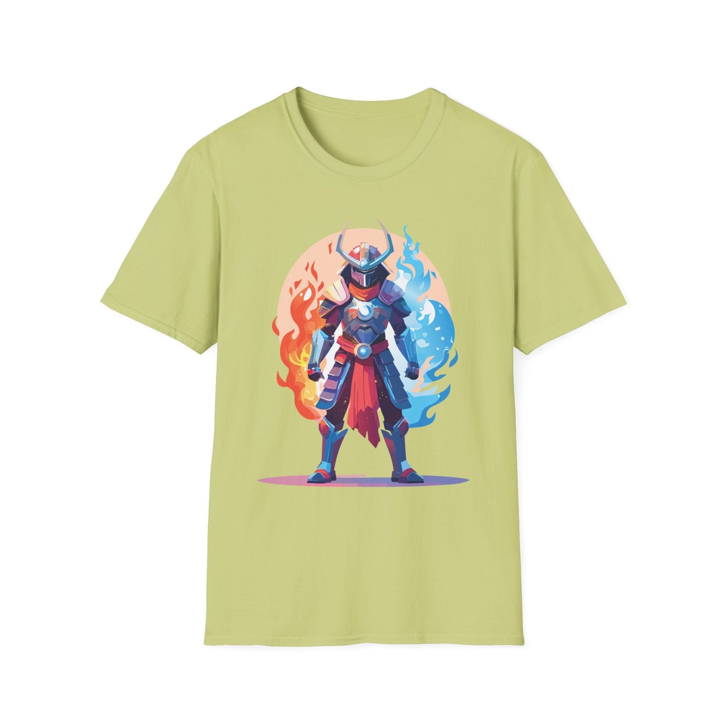 Samurai Shirt Unisex Gildan Softstyle 64000 Tee 100 Percent Ring Spun Cotton Comfortable
