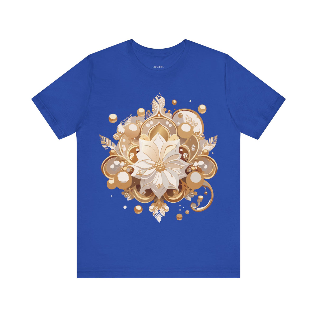 Jewelry Graphic Unisex Cotton Bella+Canvas Tee with Art Design n125