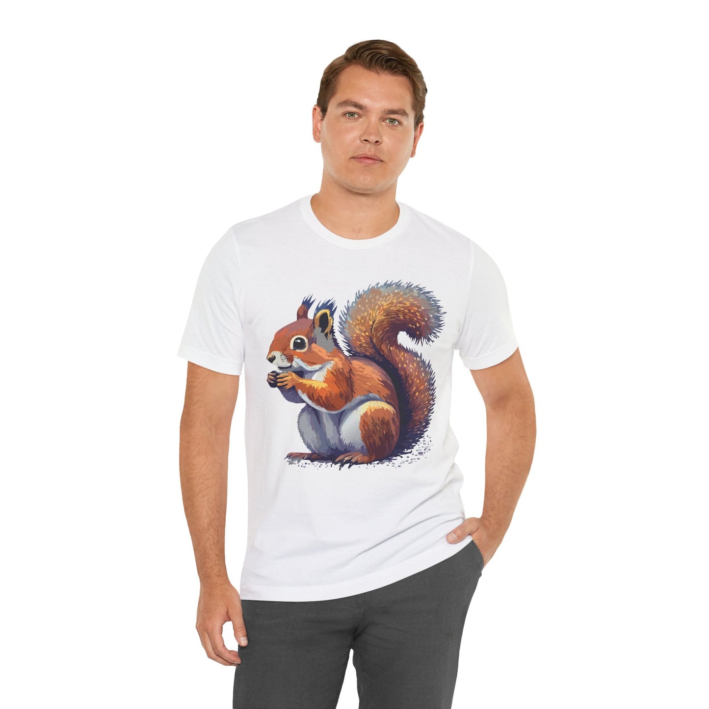 Unisex Animal Print Tee Shirt With Wild Animals Artwork Gildan Softstyle 64000 Cotton