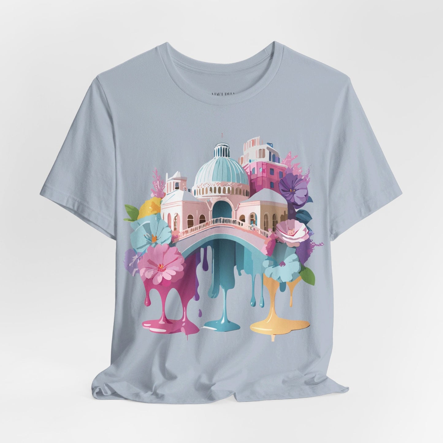 Venice Inspired Tourist Shirt Unisex Graphic Tee Adelpha Vintage Artwork Design Art