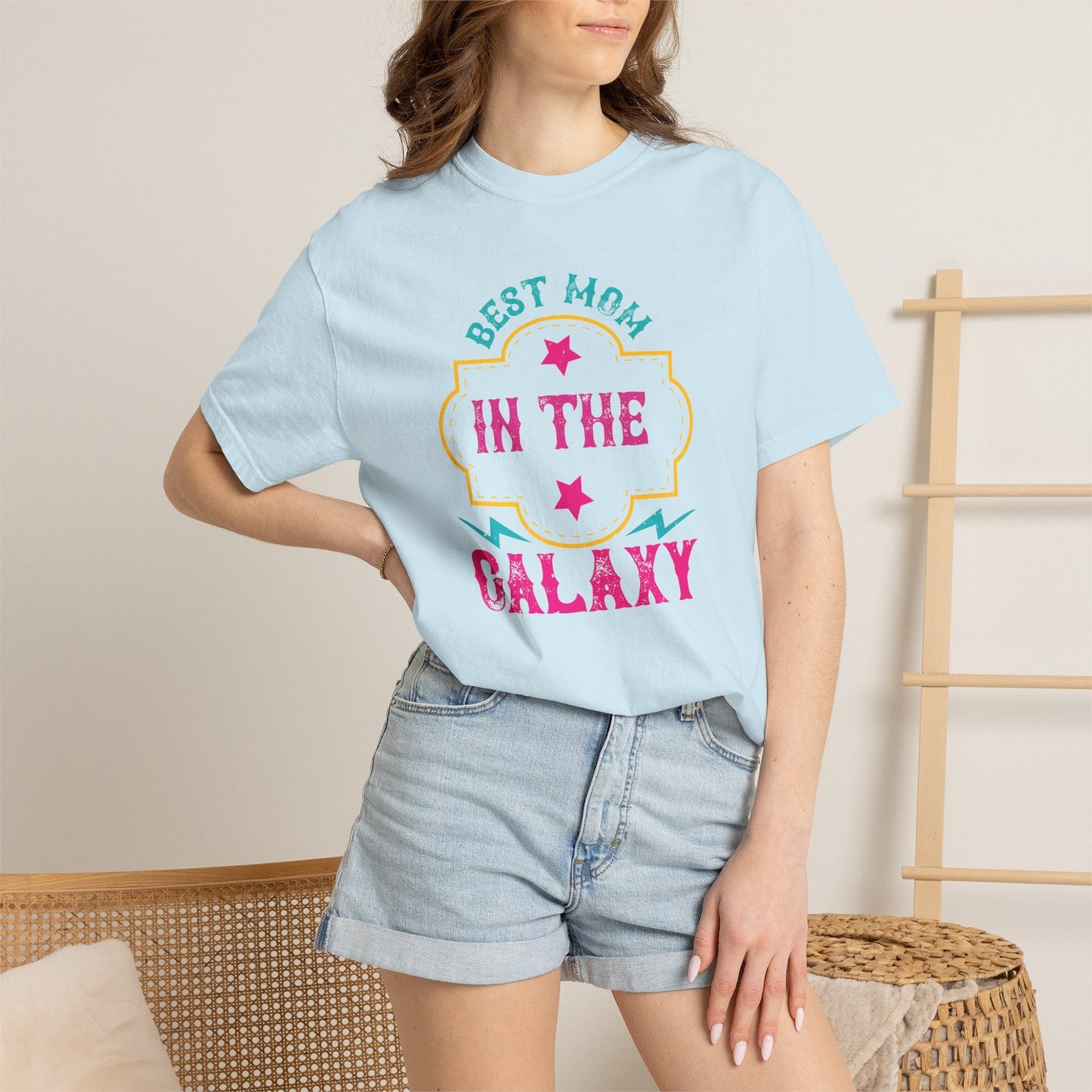 Mom T-shirt Mother Day Mama Tee Unisex Comfort Colors Garment-Dyed Cotton h65