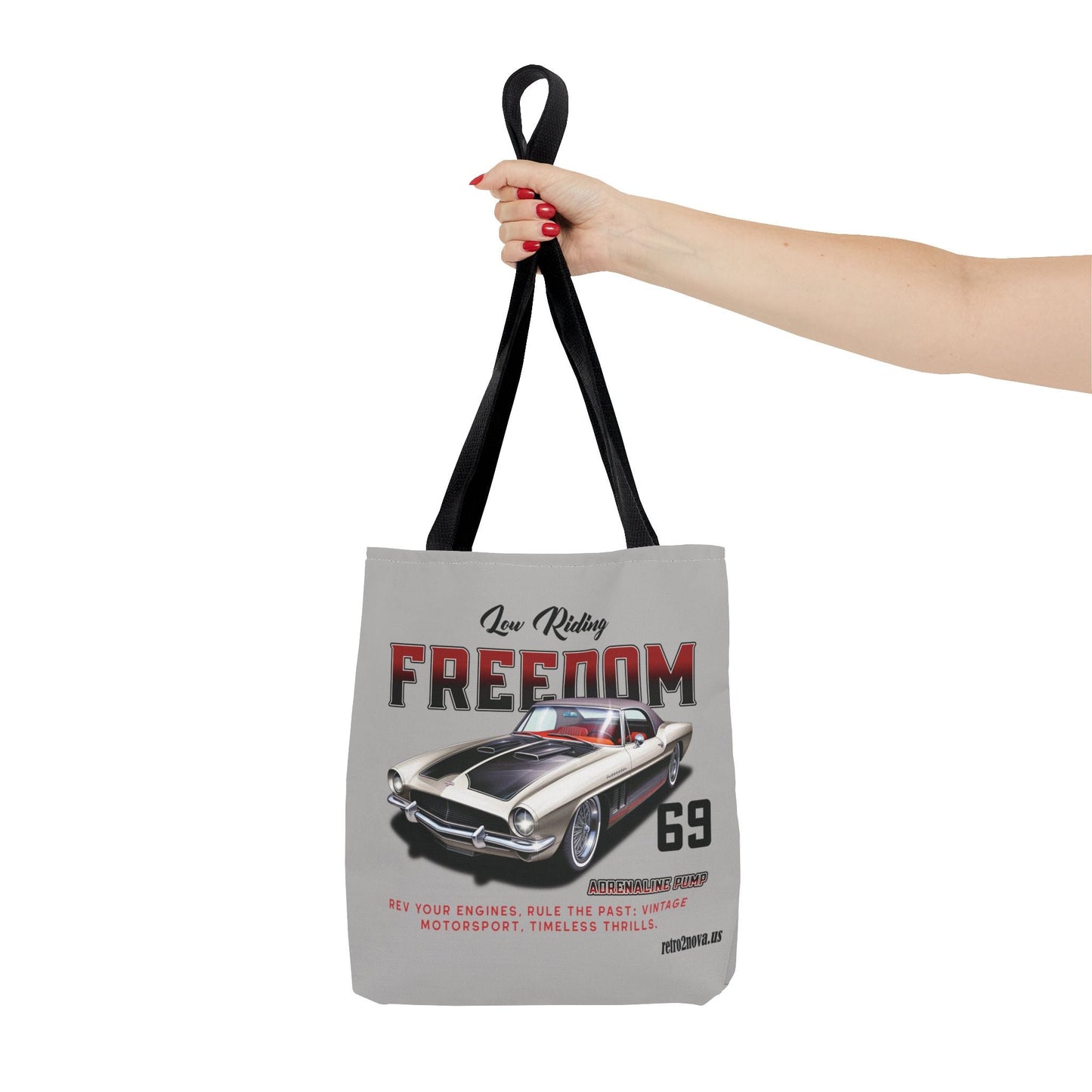 Retro2Nova Classic Vintage Car Canvas Tote Bag Free Shipping Durable Everyday Carry