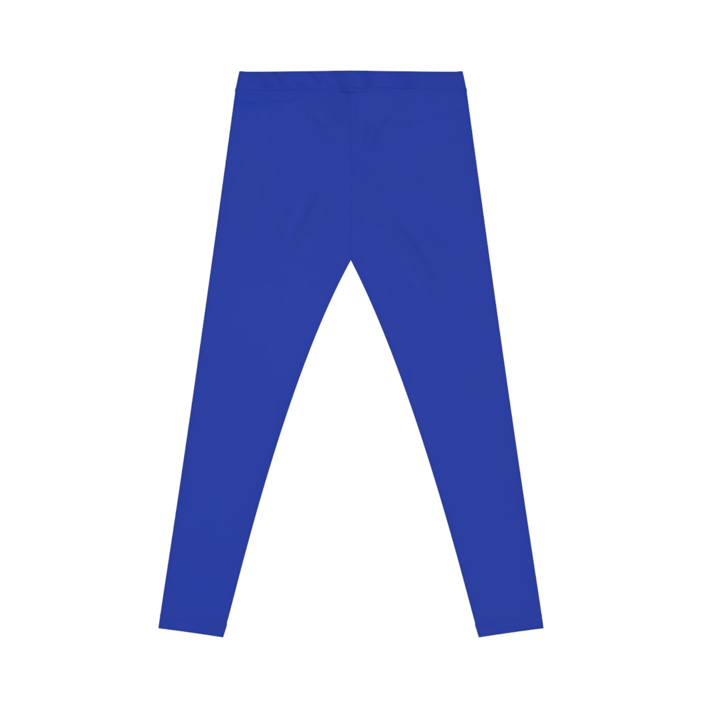 Egyptian Blue Color Women's Poly-Span Casual Leggings XS-2XL