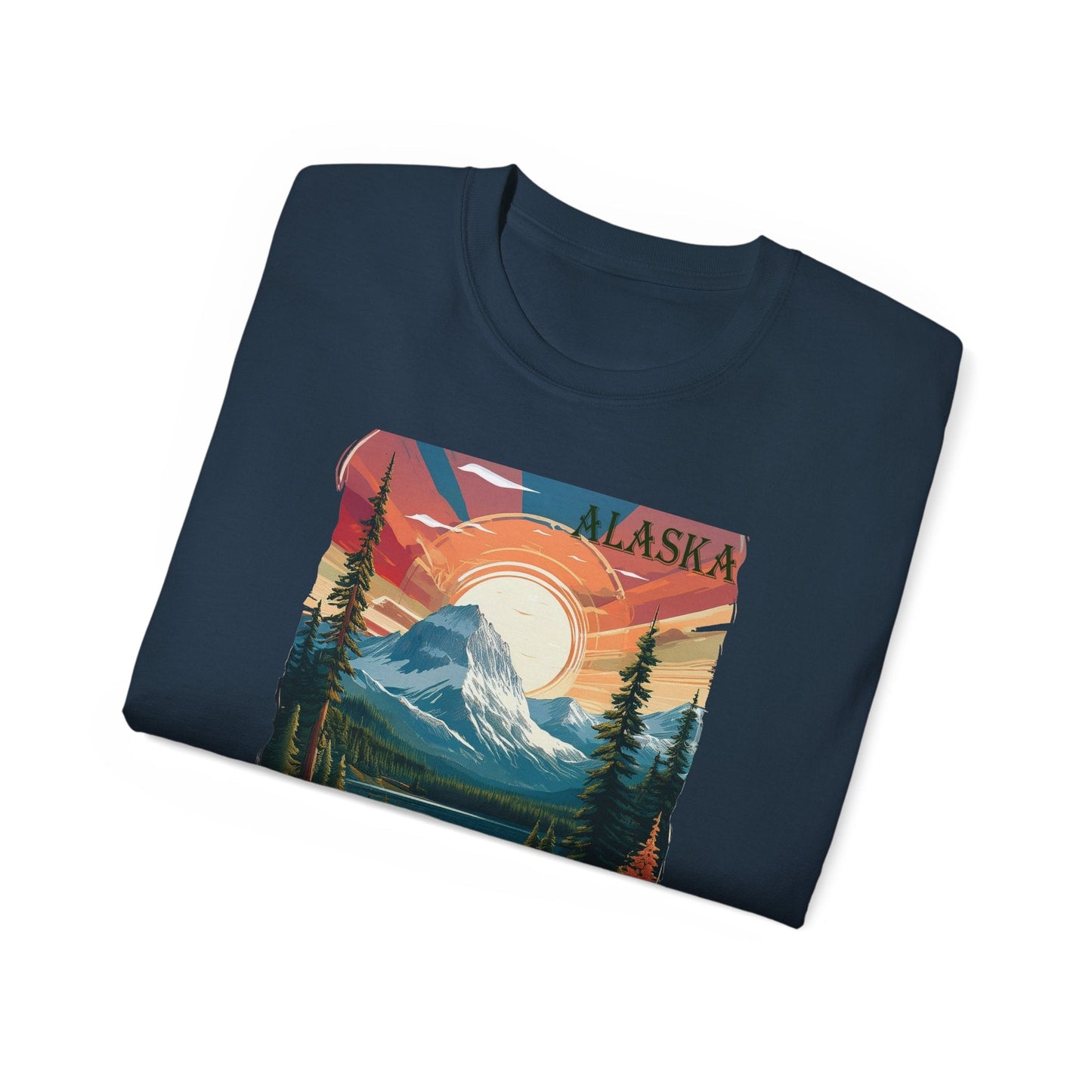 Alaska Graphic Unisex Cotton T‑Shirt 4