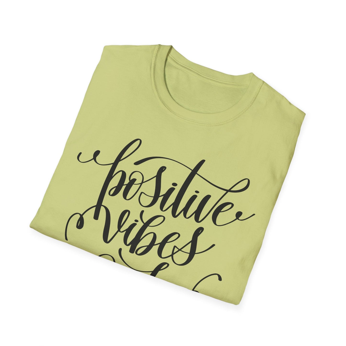 Positive Slogan T Shirts With Positive Words Unisex Short Sleeve Tee Gildan Softstyle 64000 Ring Spun Cotton