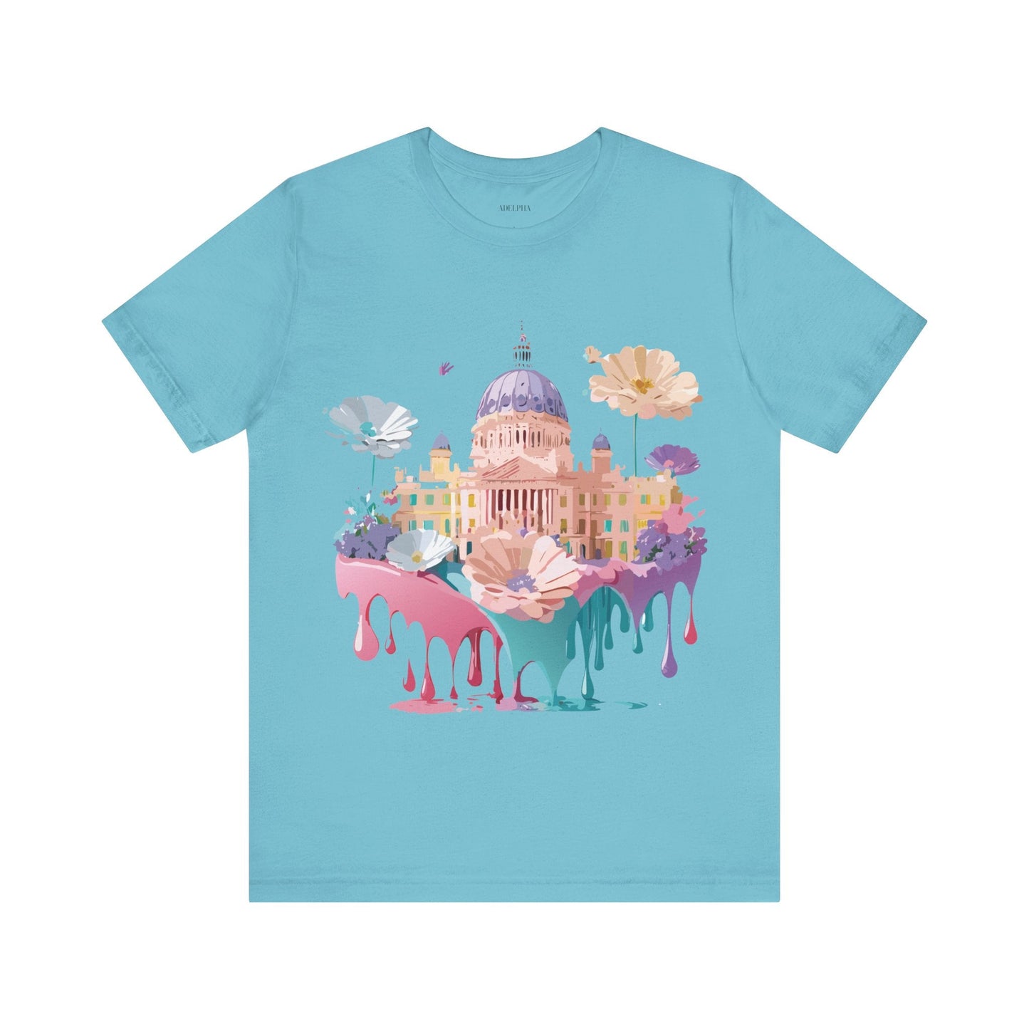 Madrid Tourist Shirt Unisex Graphic Tee With Vintage Adelpha Art Design Short Sleeve