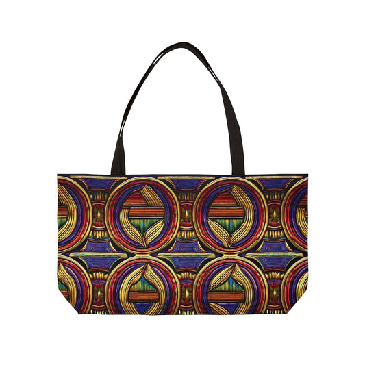 Ornament Print Big Bag High-Quality 100% Spun Poly 24x13 Canvas Art Bag OR-56