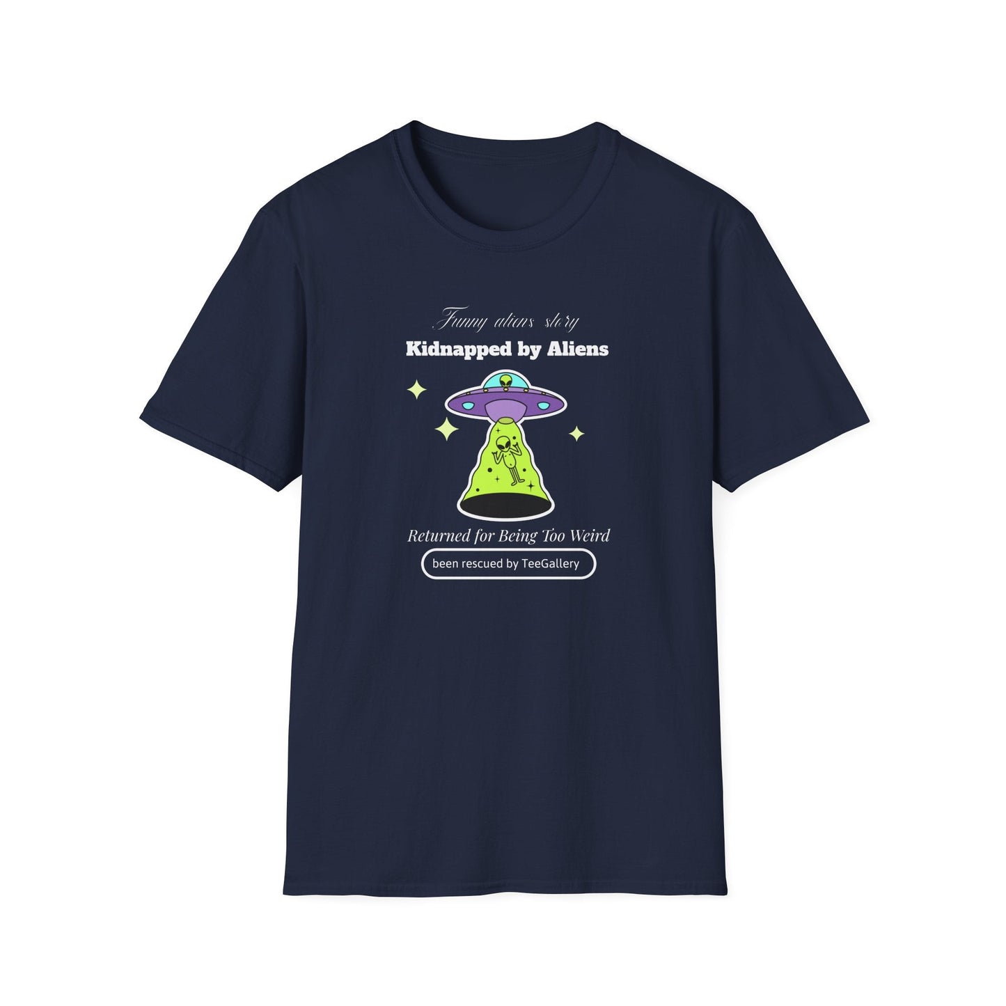Alien Abduction Graphic Tee  Kidnapped by Aliens Funny UFO Shirt