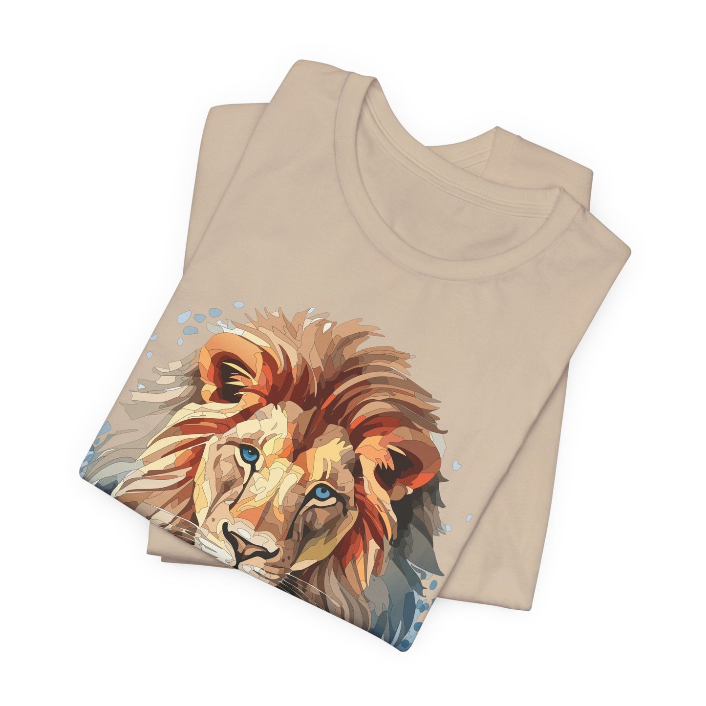 Lion Shirt, Animal Shirt, T-Shirt with Lion, Art Design Tee, Animal Tees, Safari T-Shirt 12