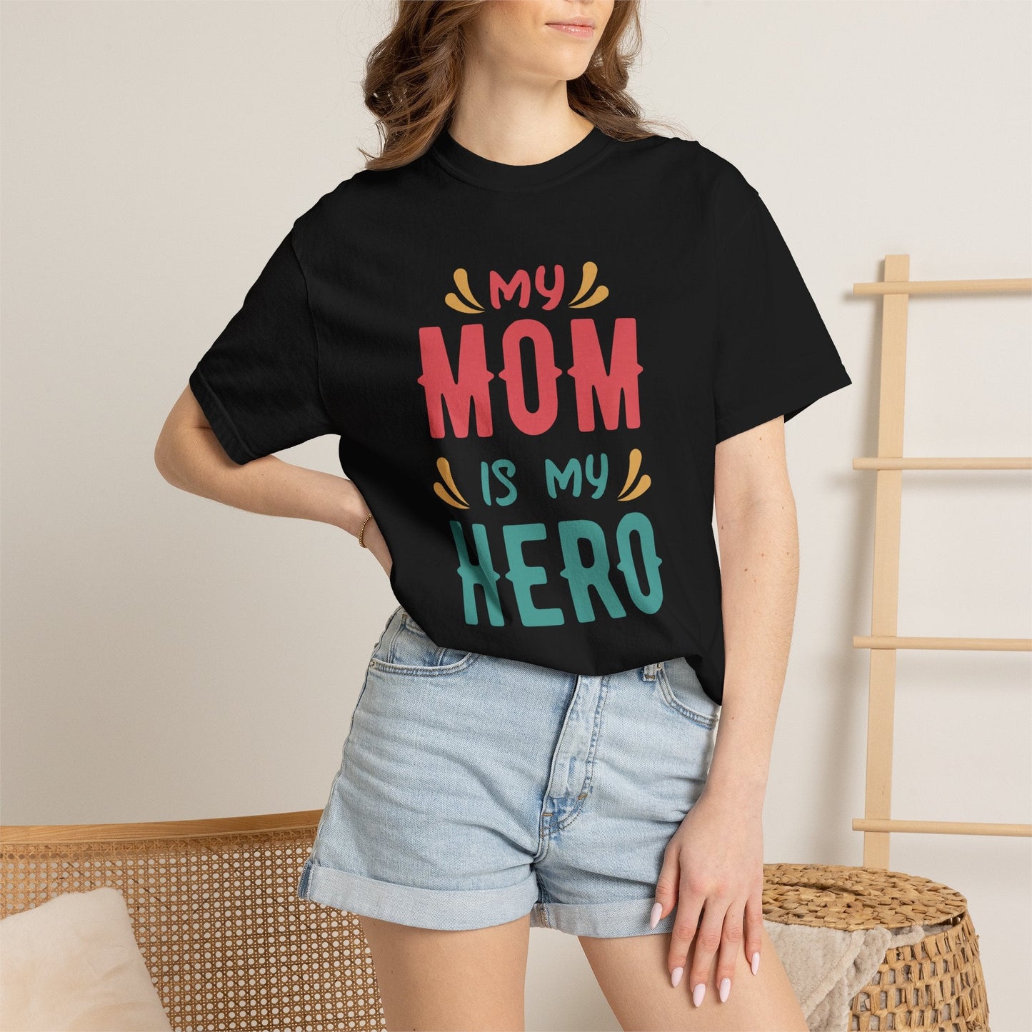 Mom T-shirt Mother's Day Mama Tee Unisex Comfort Colors Garment-Dyed Cotton h11
