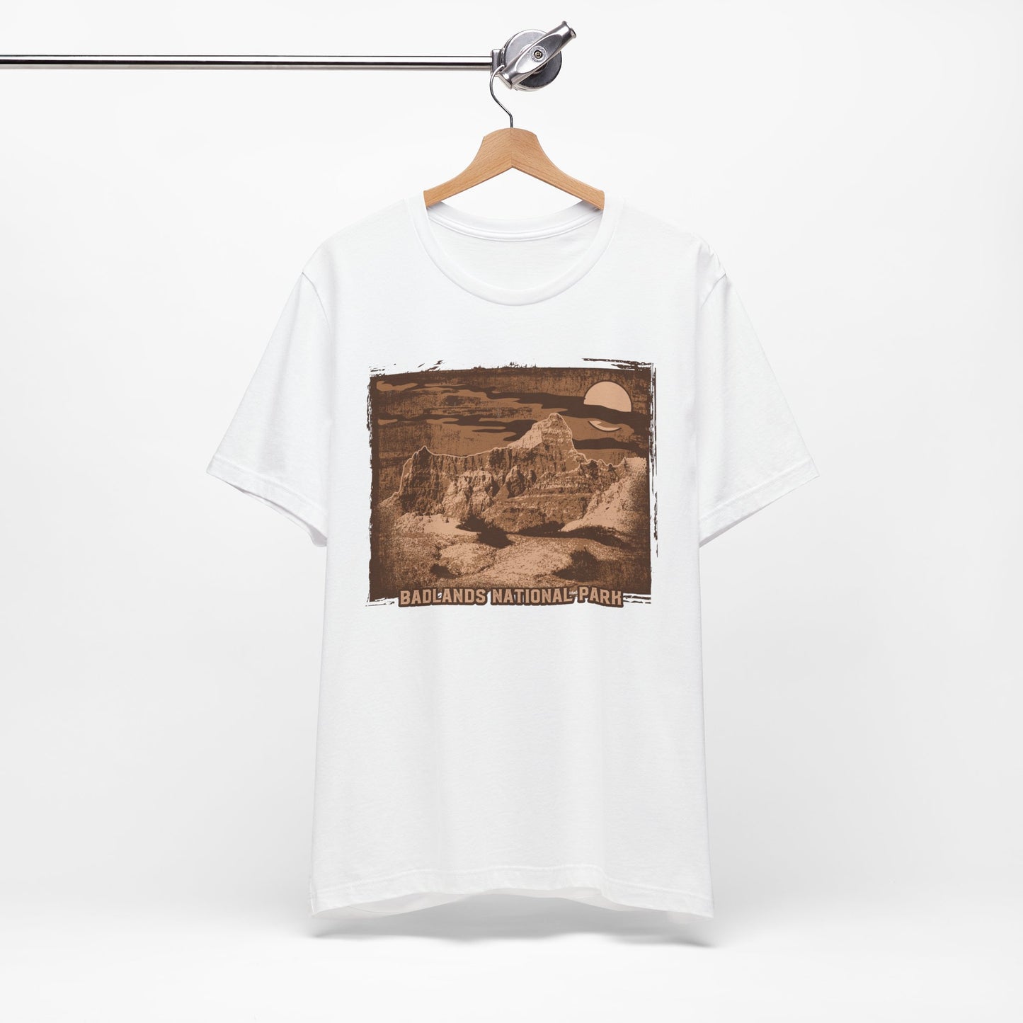 Badlands Retro Poster Graphic Design Tee, Badlands Shirt, Vintage Tees, Art Design T-Shirt, Graphic Tee, Retro Art Shirts