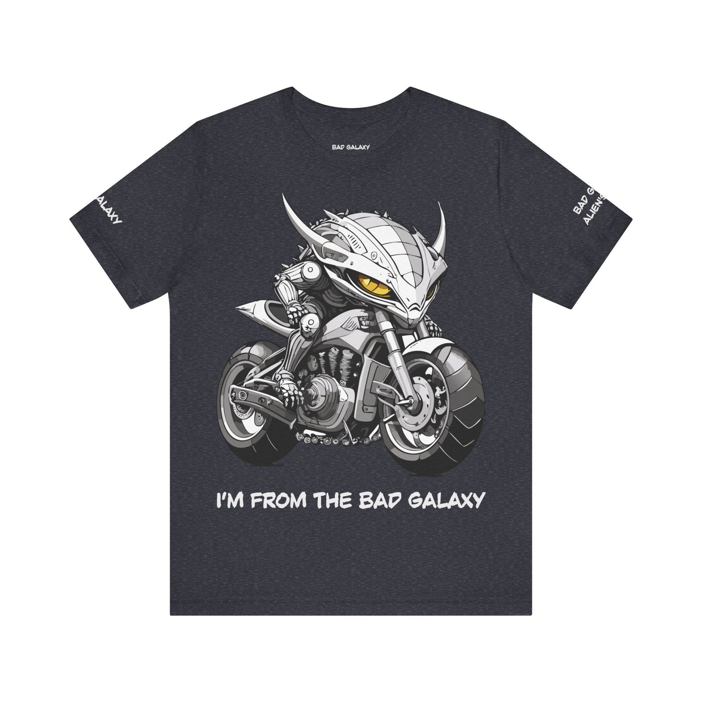 Alien Tee Shirt From Bad Galaxy 100 Percent Cotton Eco Friendly Inks Made In USA