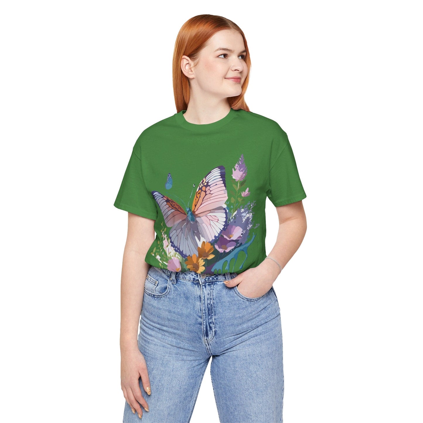 Butterfly Graphic Tee Unisex Adelpha Vintage Inspired Art Design Tee
