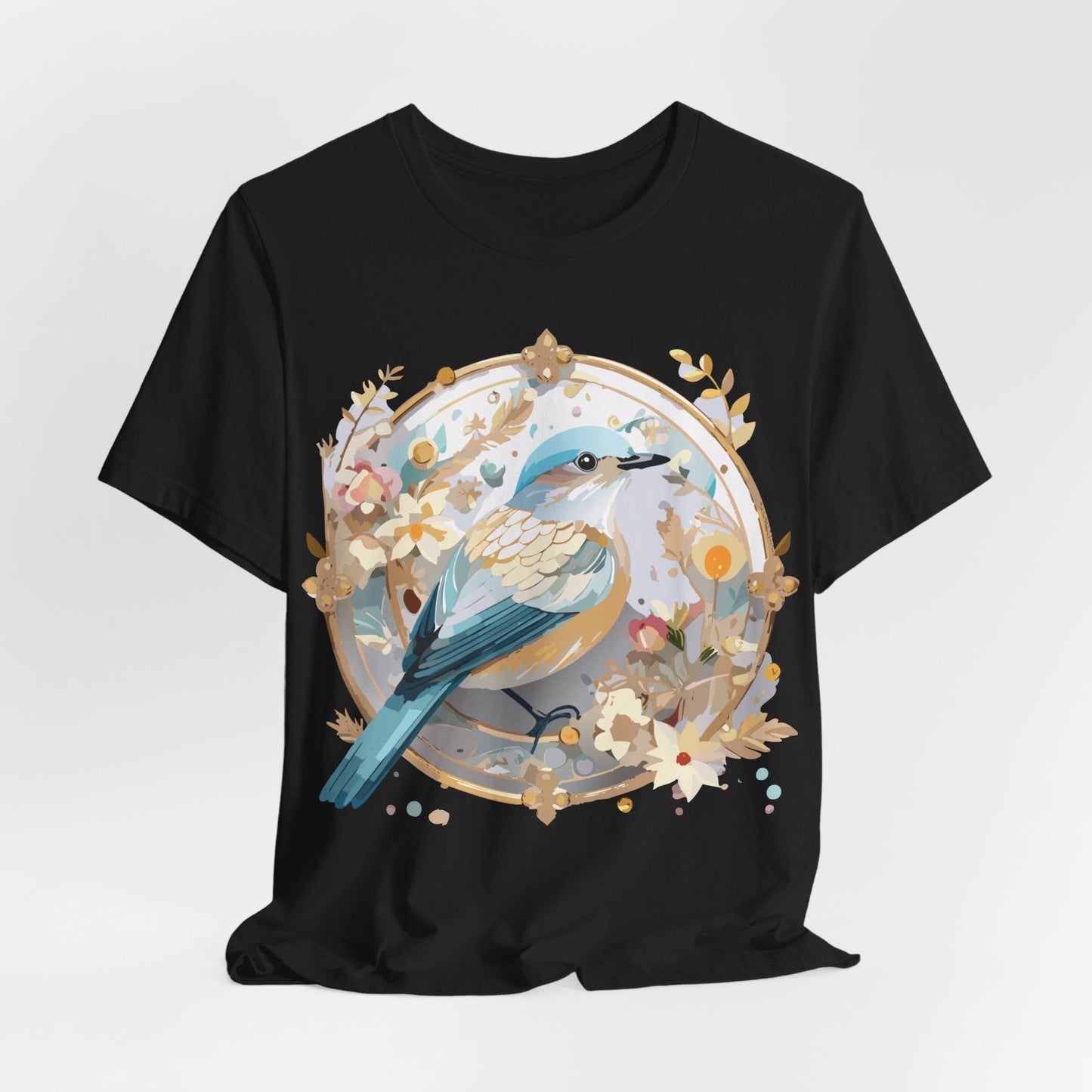 Adelpha Medallion Graphic Tee Unisex Jersey Short Sleeve Vintage Art Design Shirt