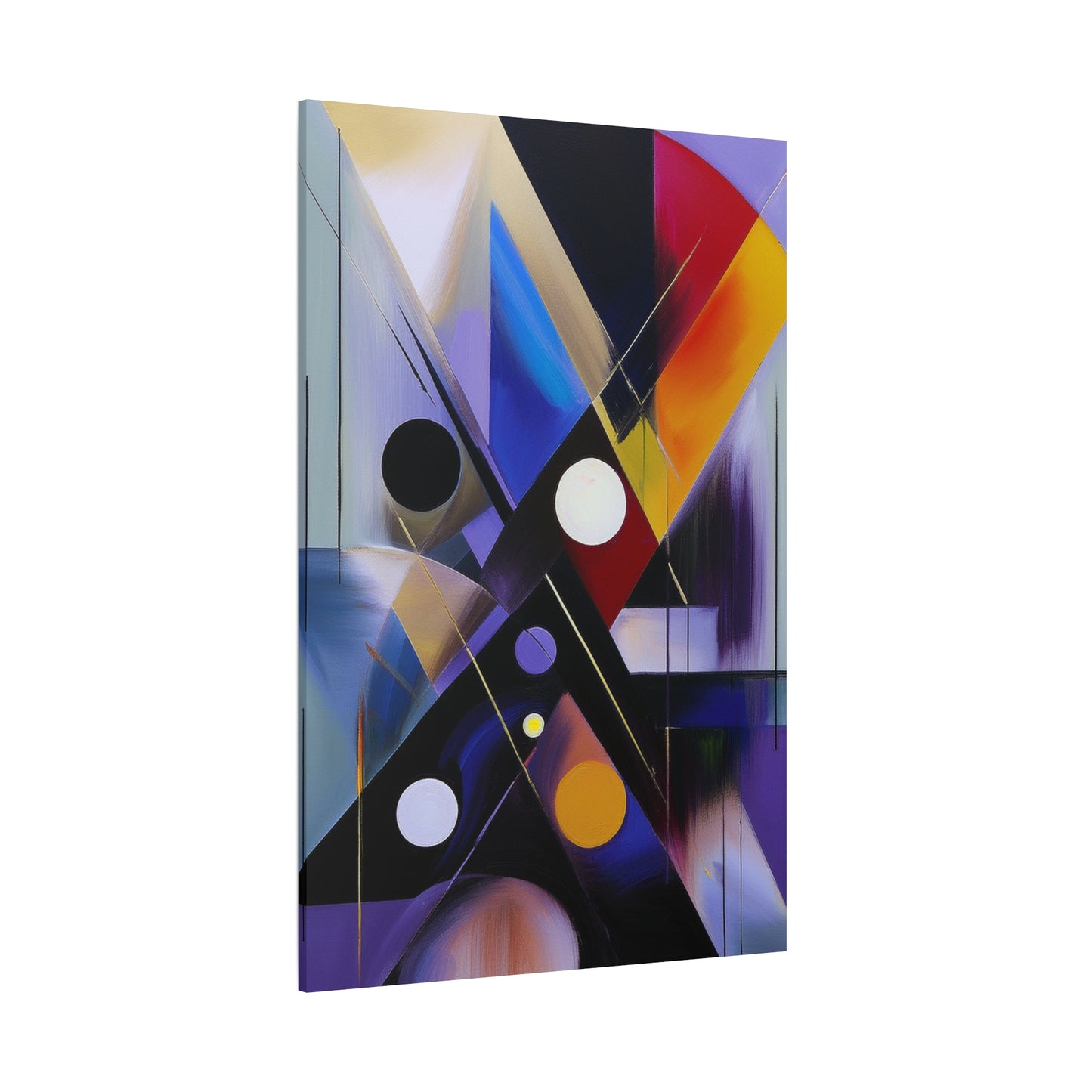 Colors Abstract Painting Print Canvas 20x24,20x30,24x30, 24x32,24x36,30x40, 32x48,36x48,40x60 Pine-Wood Inner Frame ABS-35