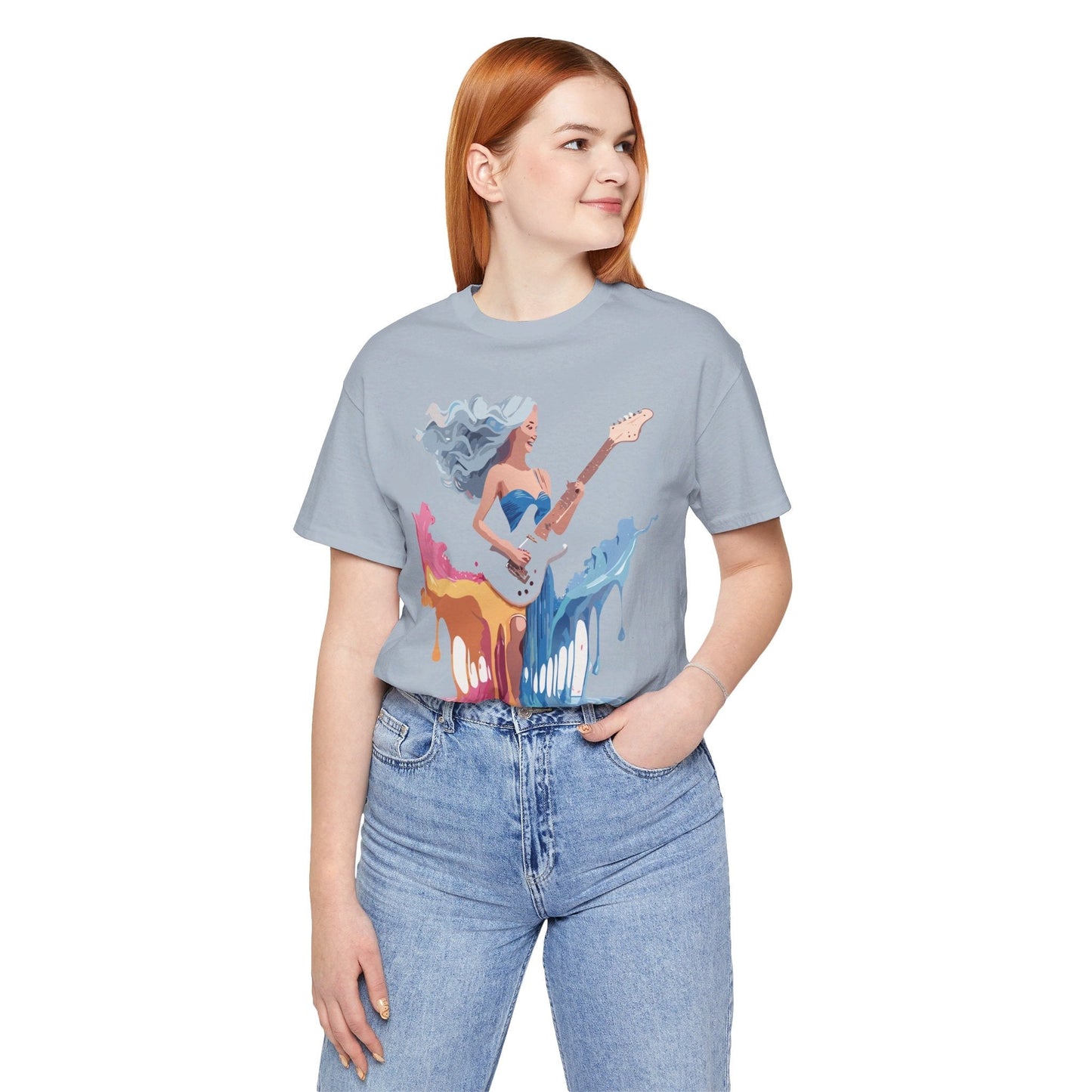 Music Graphic Tee Unisex Short Sleeve Shirt With Vintage Inspired Artwork From Adelpha