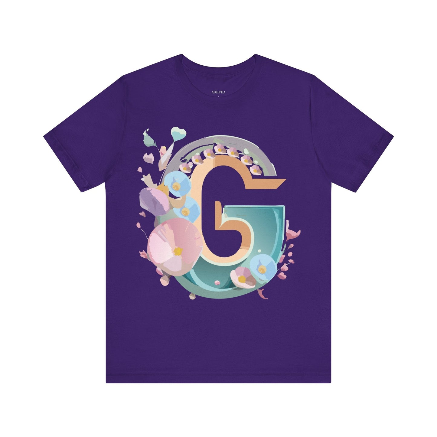 Adelpha Letter G Shirt Unisex Jersey Short Sleeve Graphic Tee With Vintage Inspired Artwork