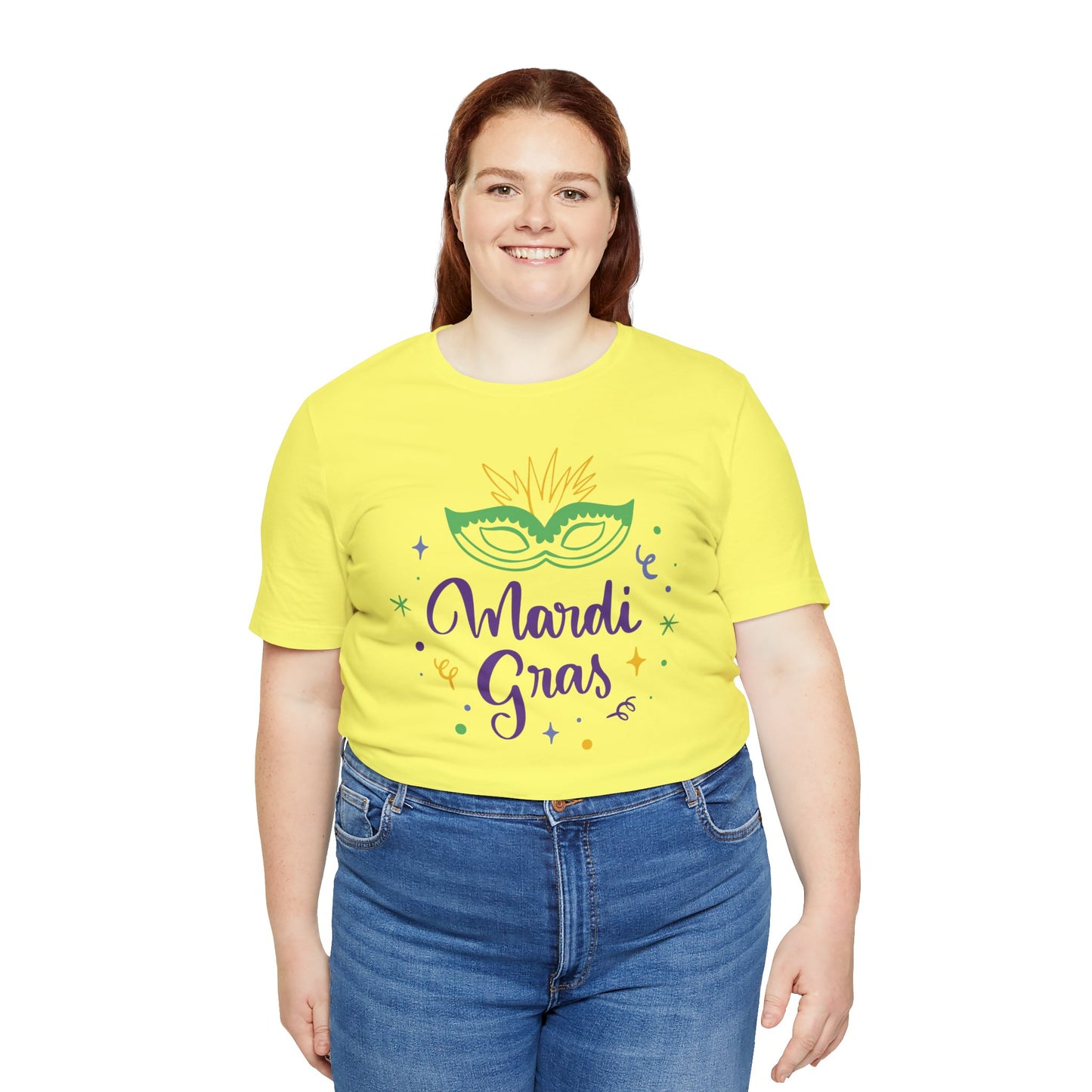 Tee-shirt en coton unisexe pour Mardi Gras