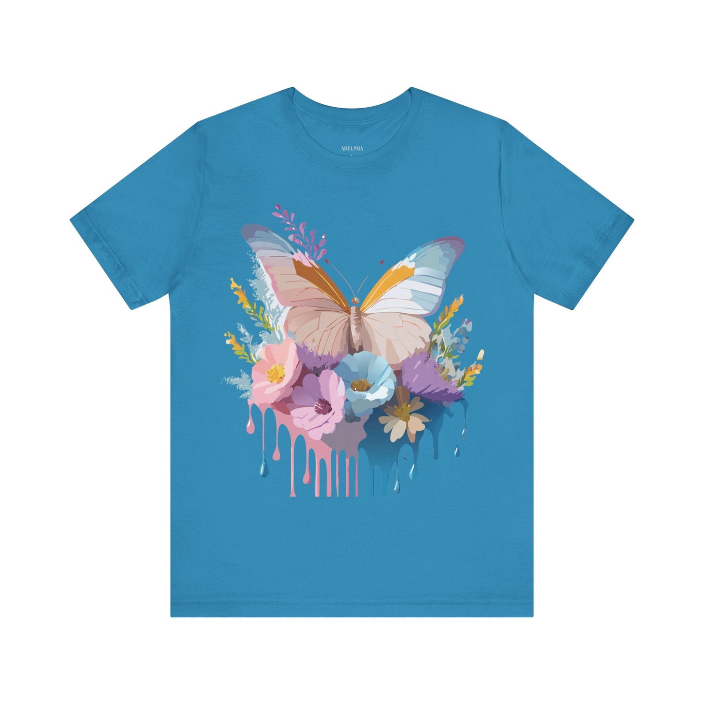 Butterfly Graphic T Shirt Unisex Adelpha Vintage Art Design Tee