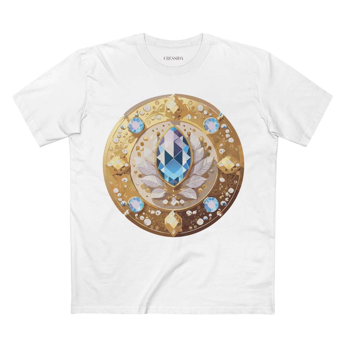 Medallion Graphic T-Shirt Unisex 100 Cotton With Gold Art Design Medal Tee 17