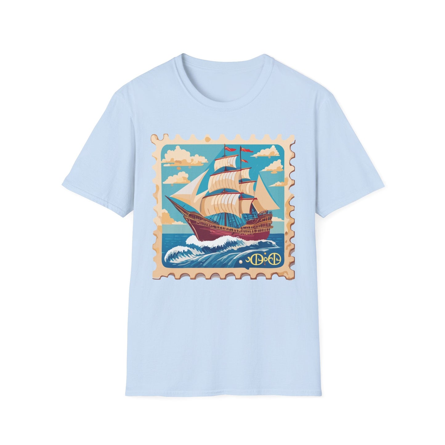 Ship T Shirts Frigate Vessel Tee Unisex Softstyle Gildan 64000 100 Percent Cotton