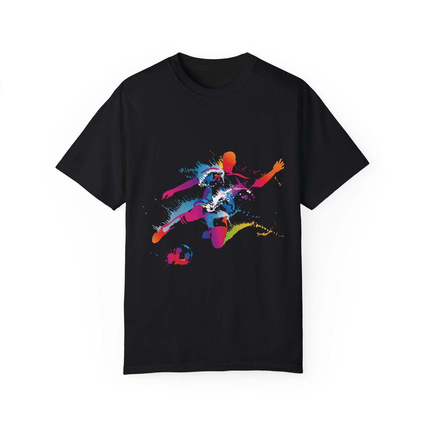 Unisex T-shirt with sports art design