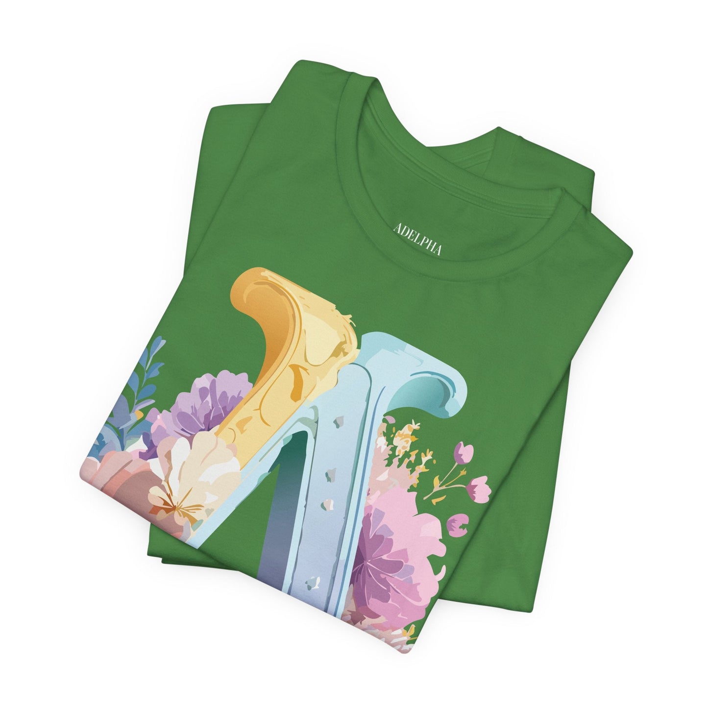 Letter A Shirt Unisex Graphic Tee With Vintage Inspired Adelpha Artwork For Everyday Wear