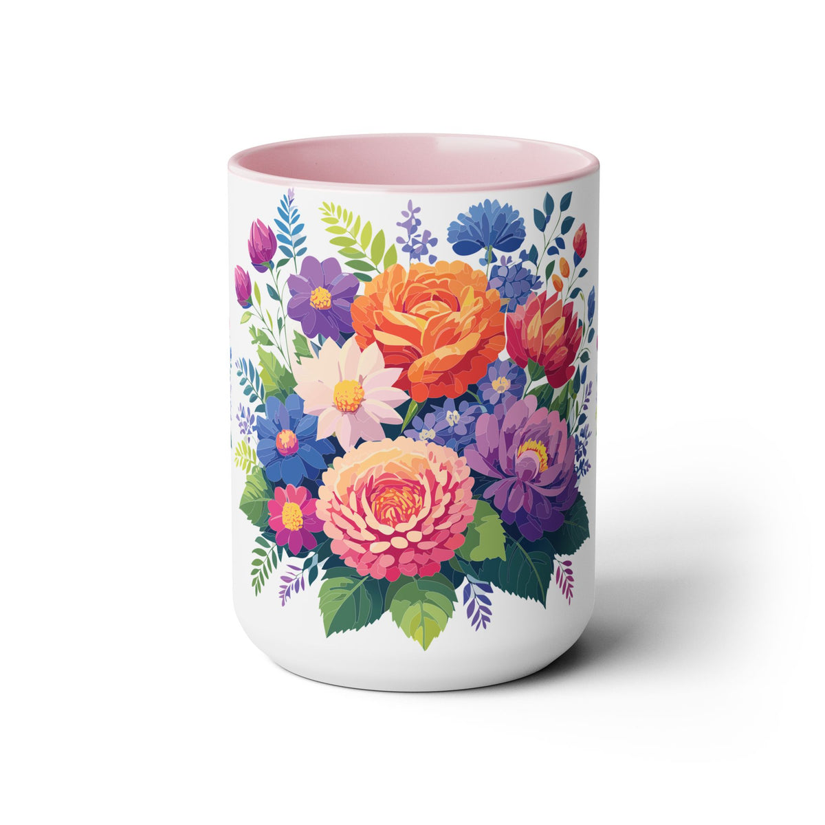 Floral Mug, Floral Cup