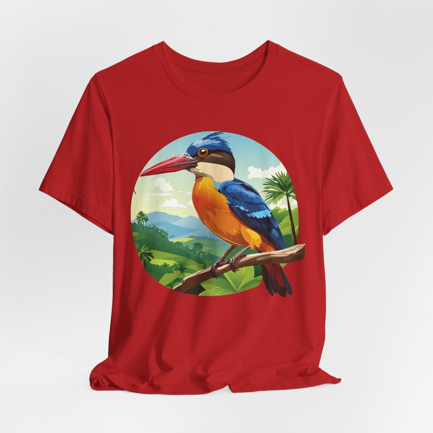 Unisex Animal Shirt With Art Design Featuring Wild Animals Jersey Short Sleeve Tee