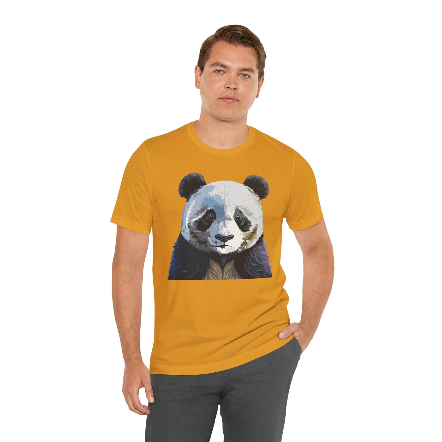 Unisex Animal Graphic Art Tee Shirt Softstyle Cotton Gildan 64000 Wild Animals Design